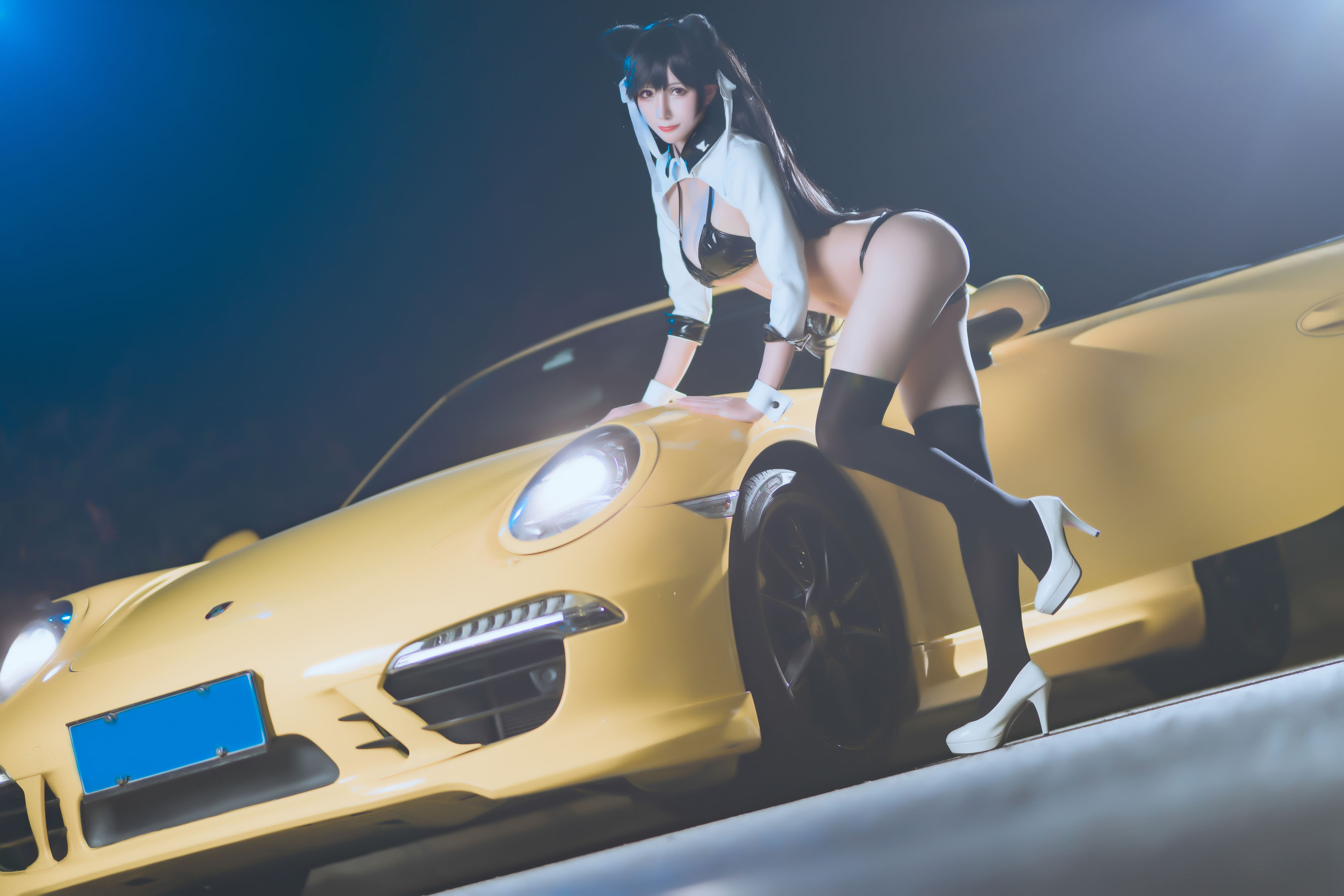 动漫博主雅祈 – 碧蓝航线赛车爱宕 [23P]