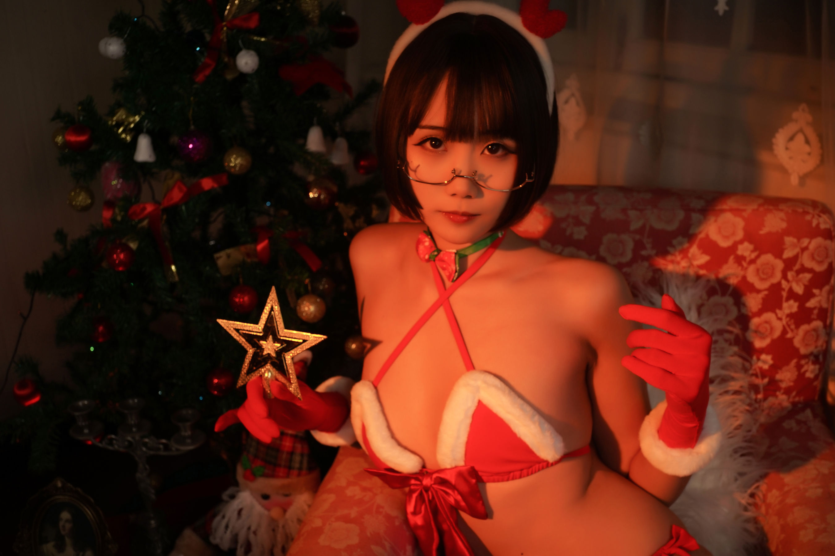 动漫博主曉美媽 圣诞 雪夜赞歌 [30P]