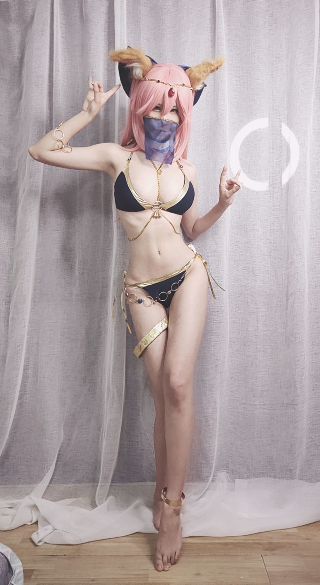 动漫博主爱老师_PhD 玉藻前 阿拉伯泳装 [9P]