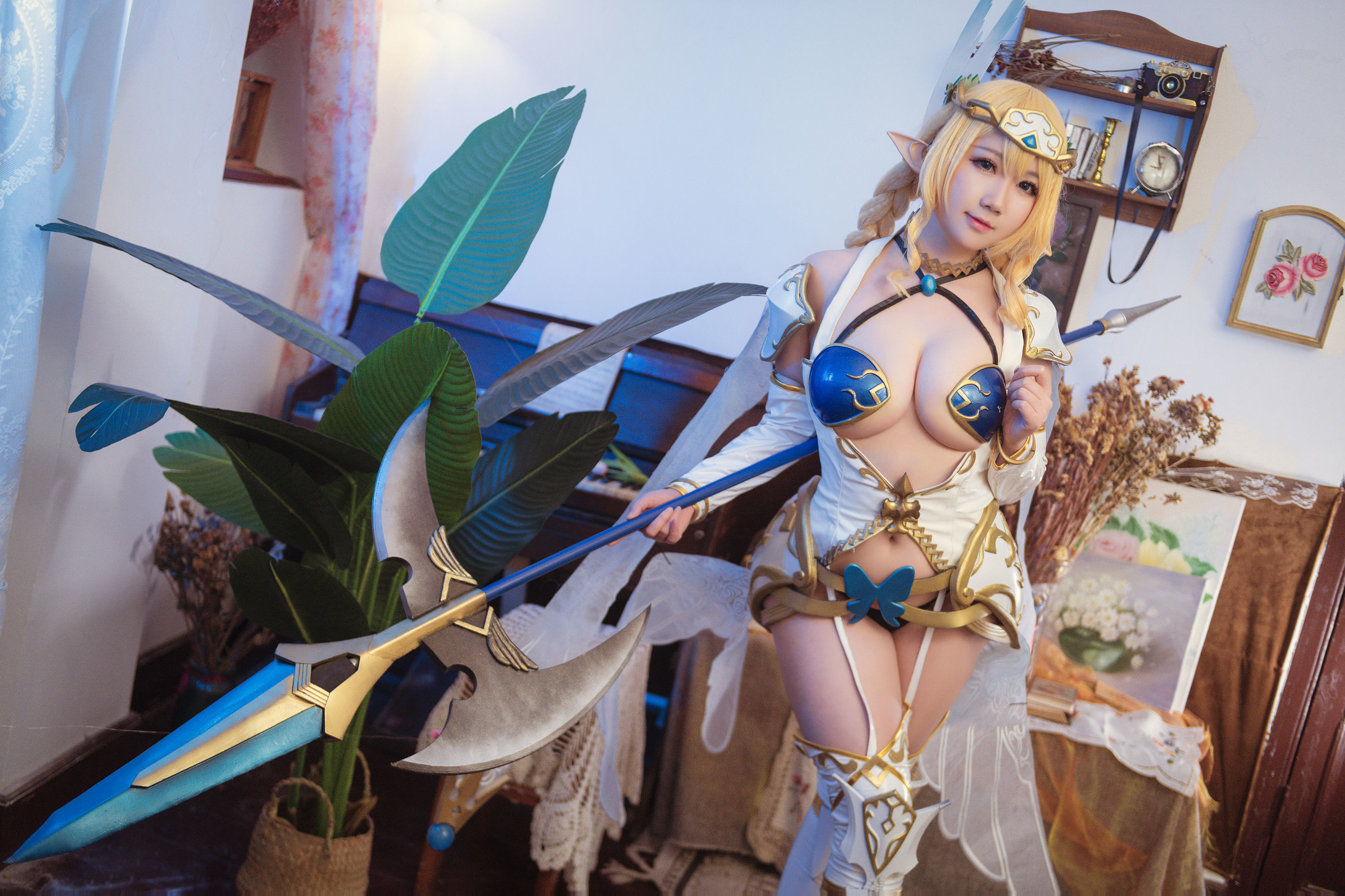 微肉感萌妹是本末末 – 精灵村 [38P]