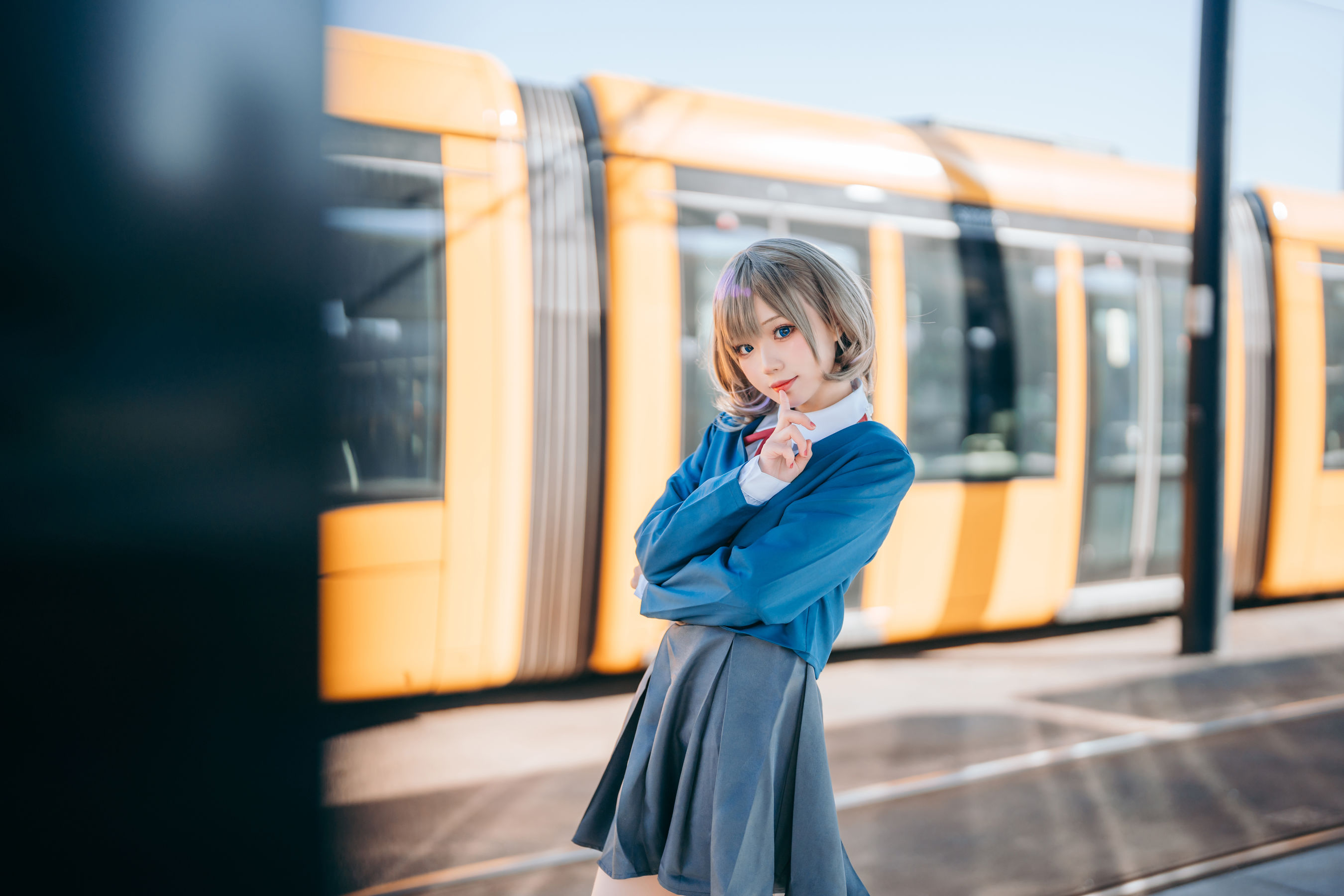 花柒Hana – 唐可可校服 [15P]