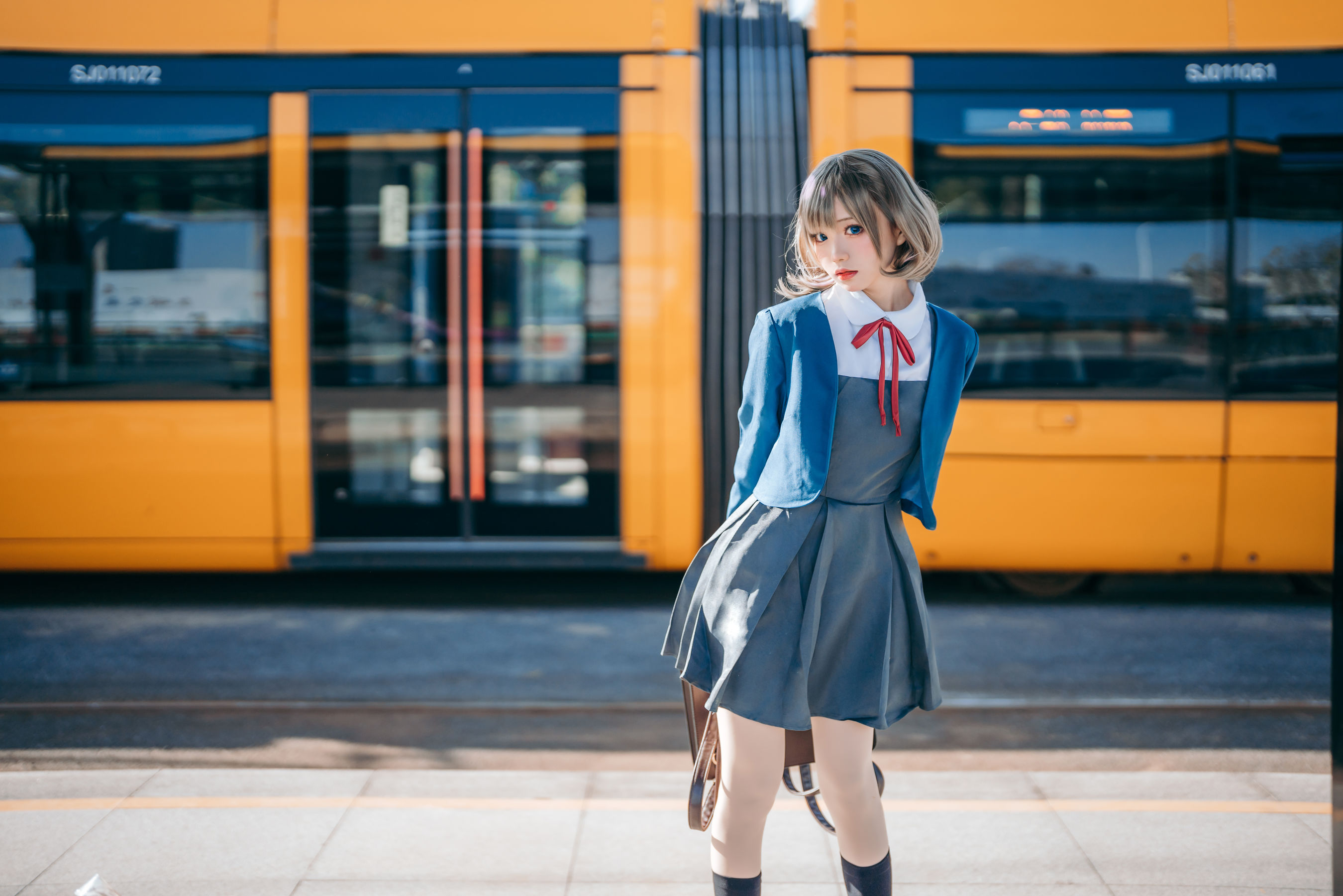 花柒Hana – 唐可可校服 [15P]