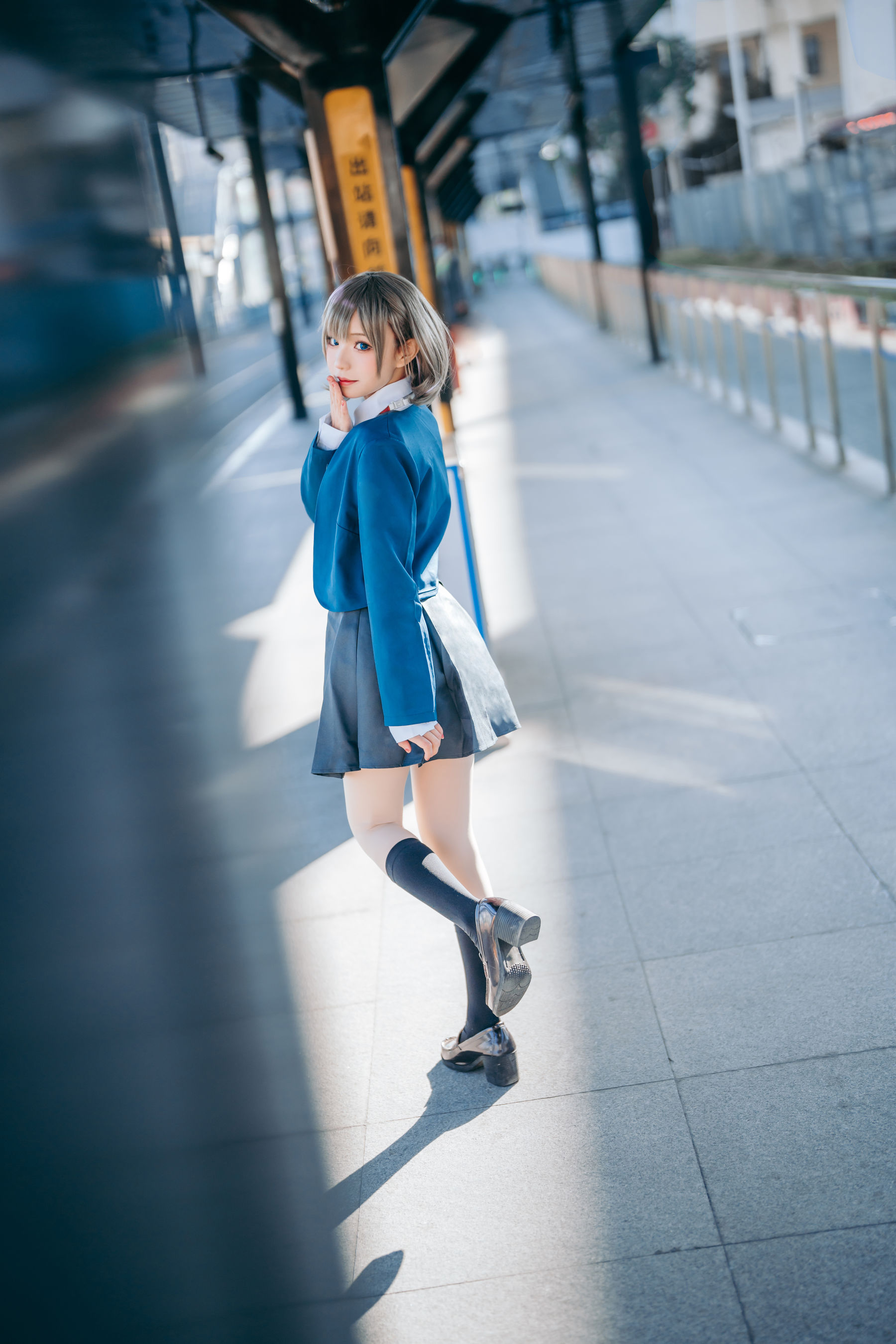 花柒Hana – 唐可可校服 [15P]