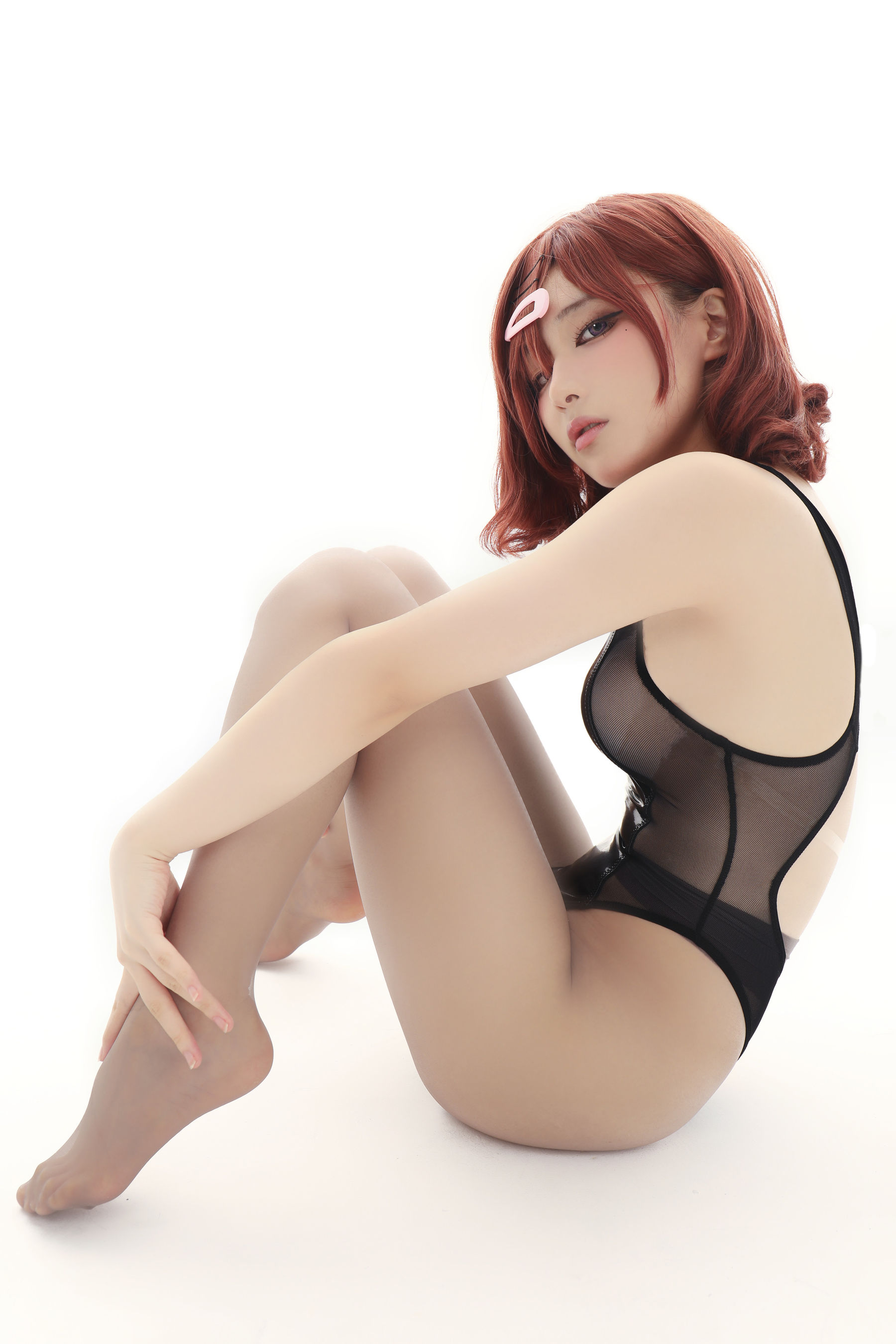 幼愛youmeko – 樋口円香竞泳无衬衫灰丝 [36P]