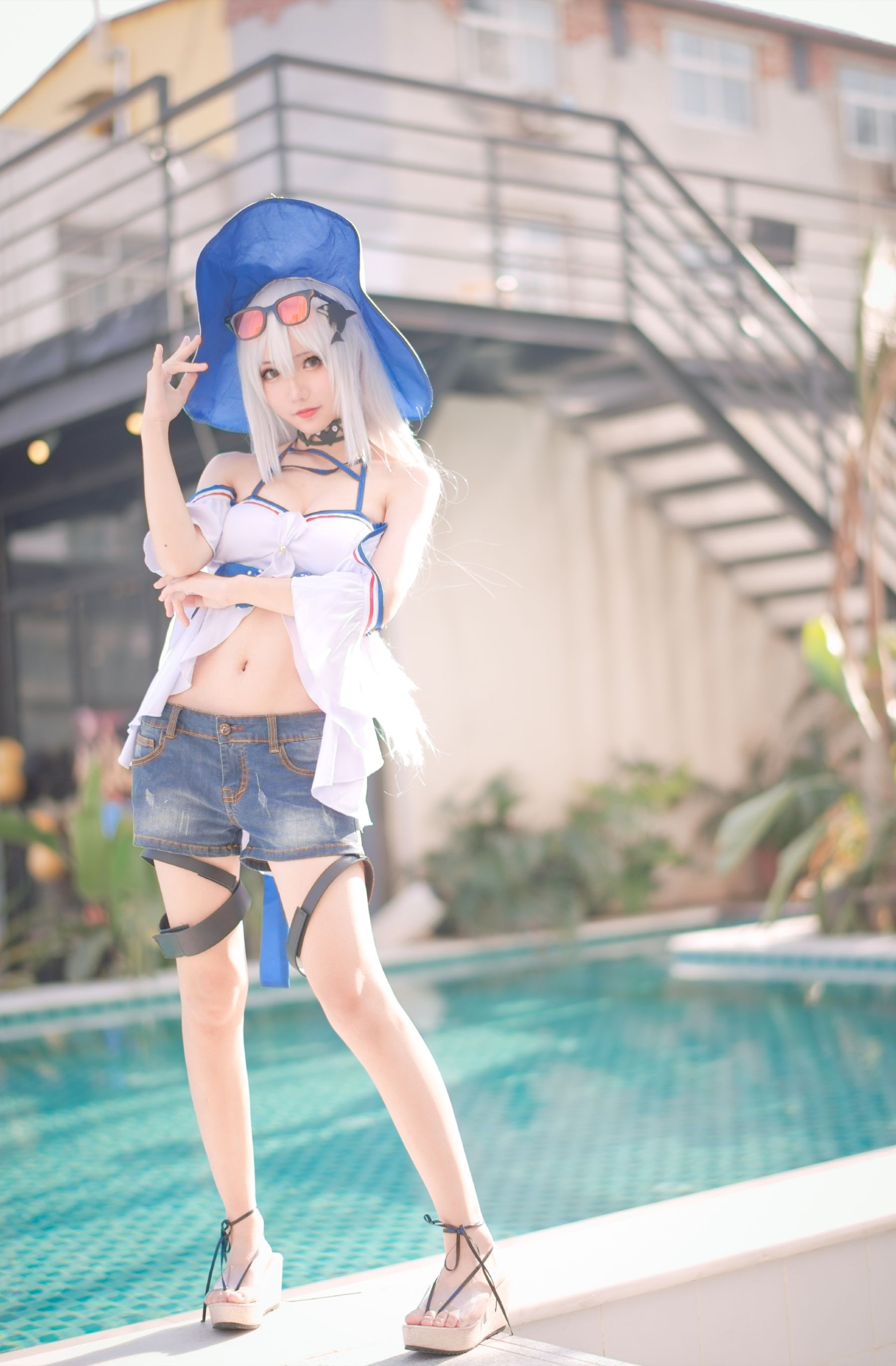 花柒Hana – 斯卡蒂泳装 [17P]