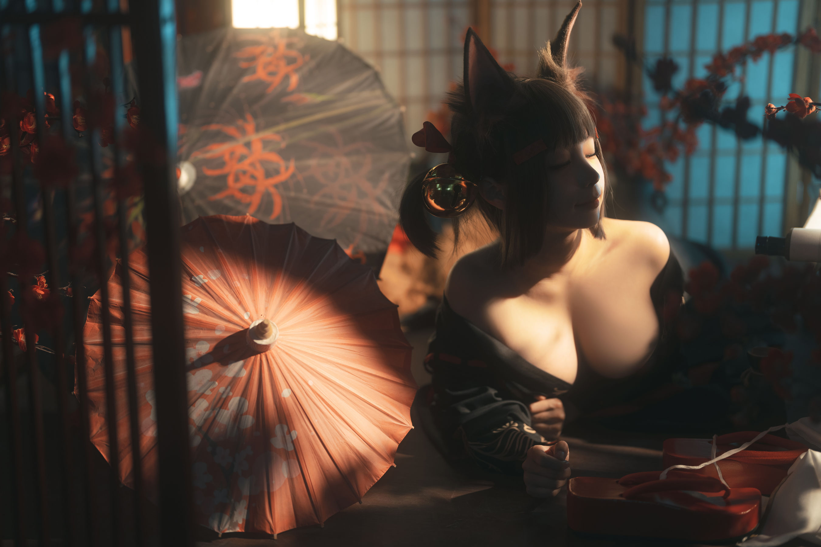 动漫博主蠢沫沫 – 小赤城 [52P]