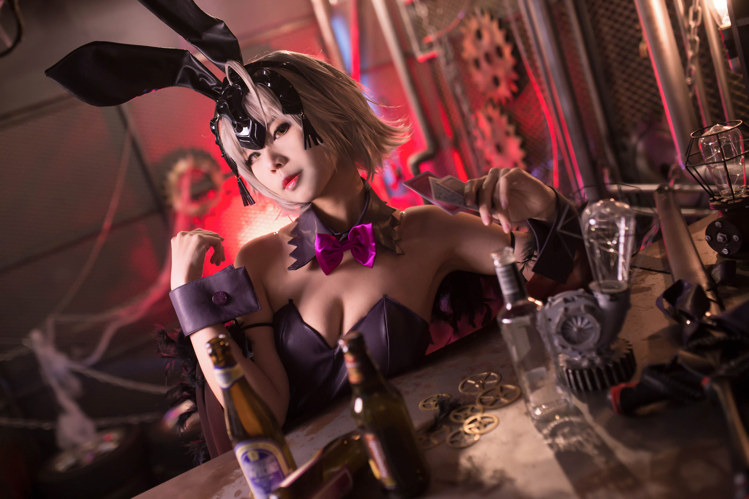 [Cosplay写真] Coser萱-KaYa – 黑贞 兔女郎 [12P]