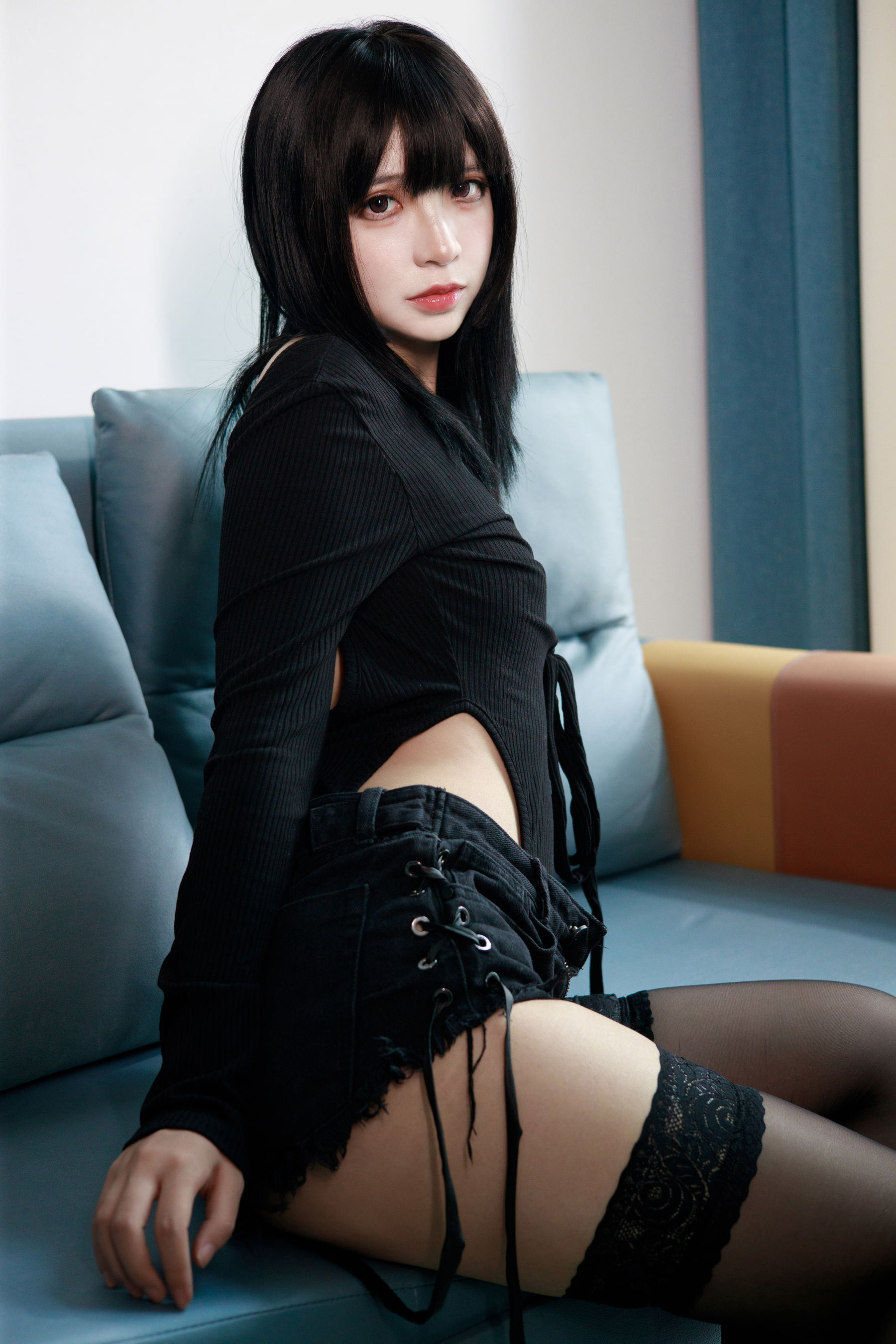 疯猫ss – 黑毛衣短裤 [40P]