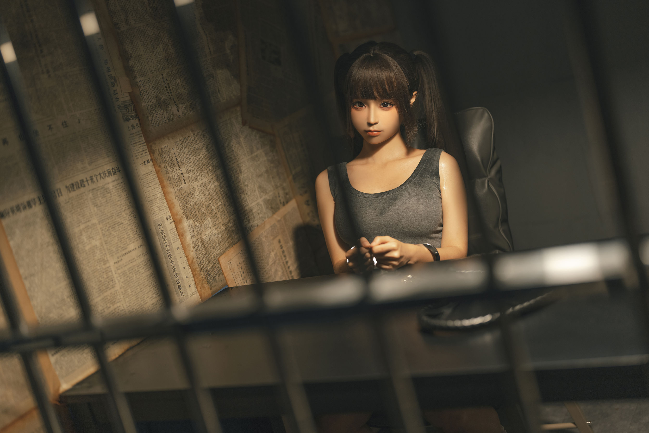 动漫博主蠢沫沫 – 审讯 [136P]