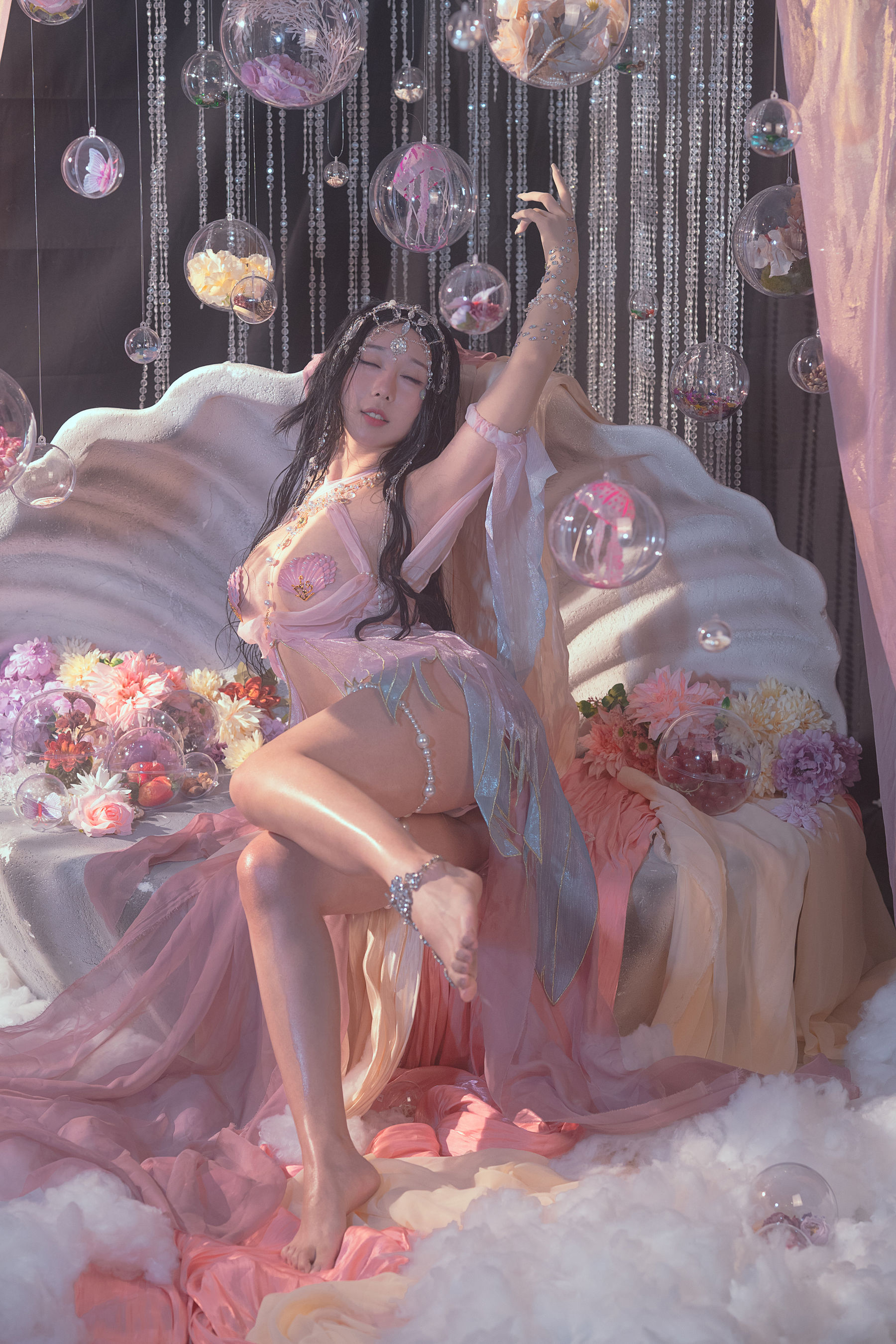 云溪溪 – 奶桃 海的女儿 [39P]