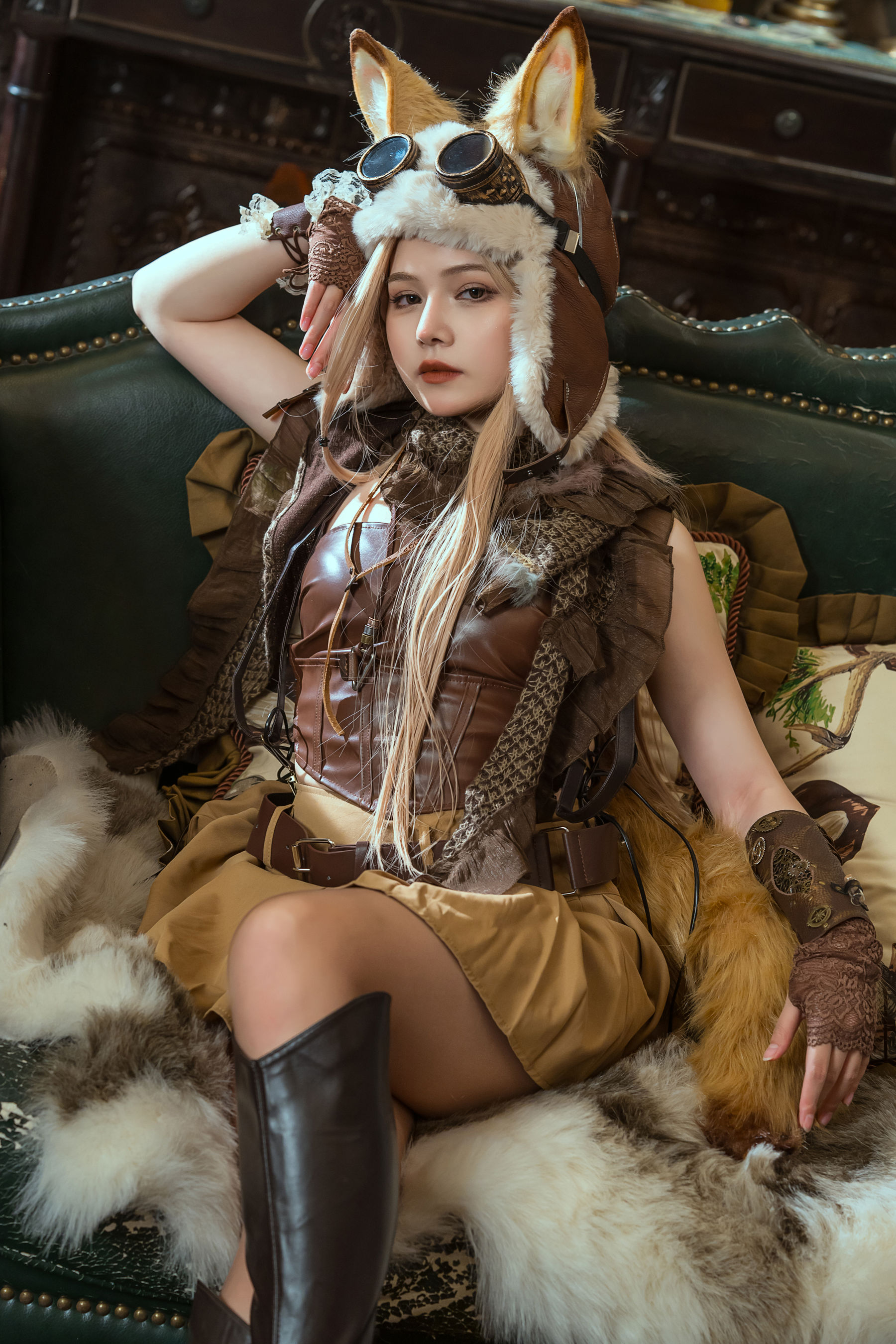 七月喵子 – 幻想兽娘集月食 波克塔耶子 [24P]