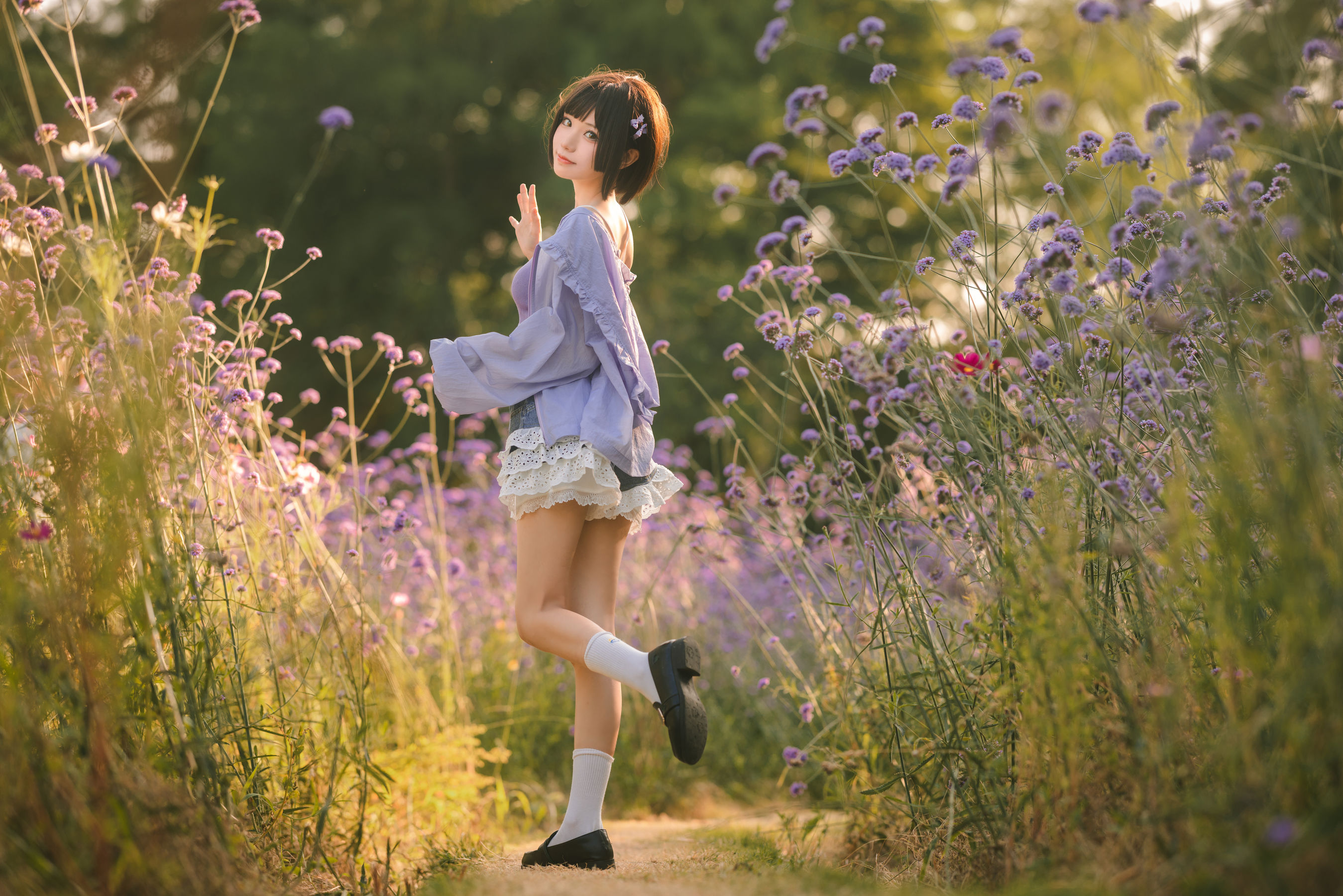 花柒Hana – 马鞭草 [14P]