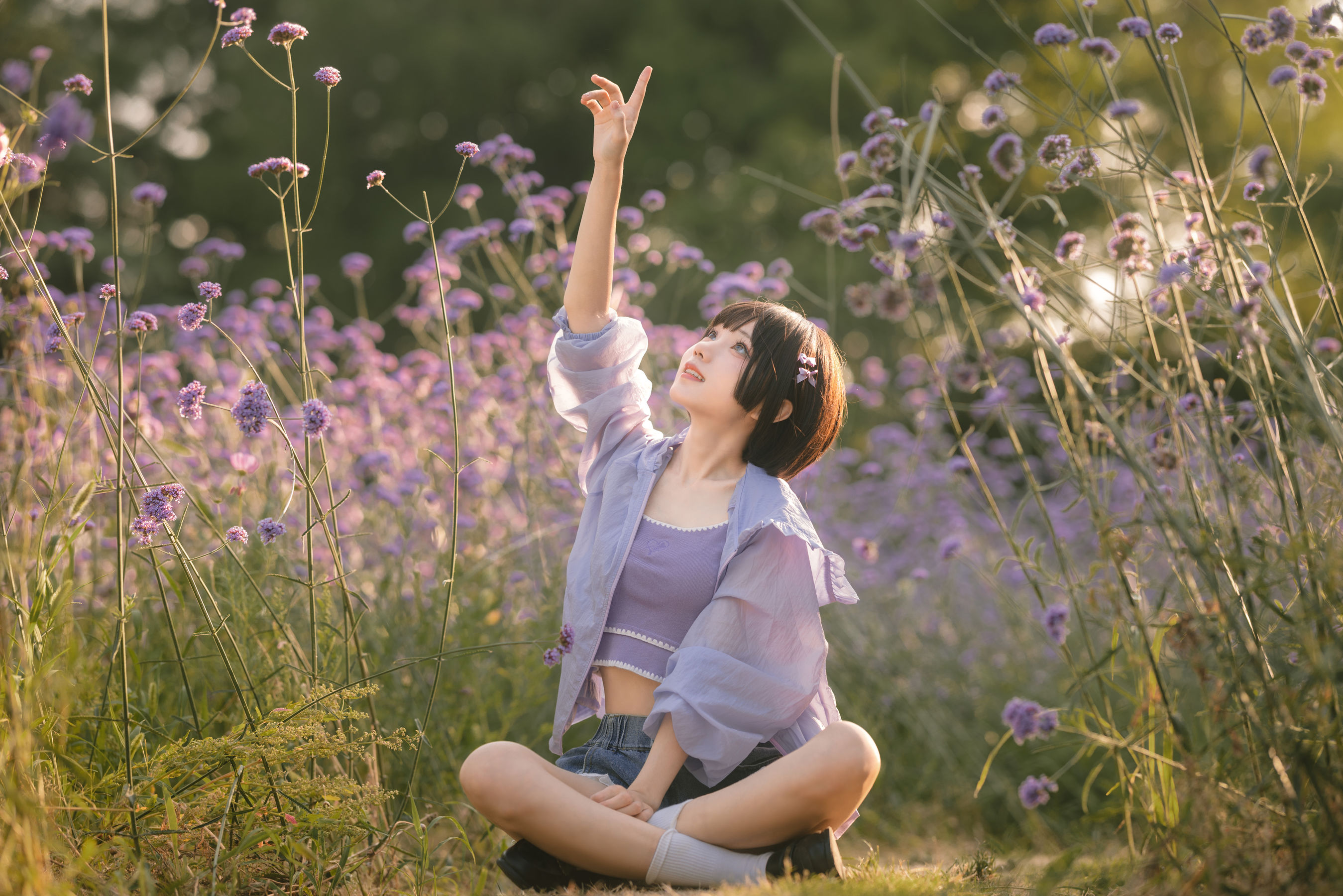 花柒Hana – 马鞭草 [14P]