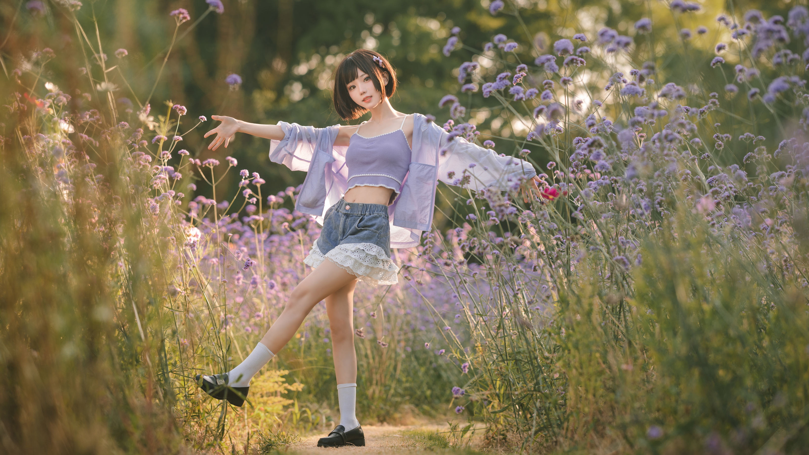 花柒Hana – 马鞭草 [14P]