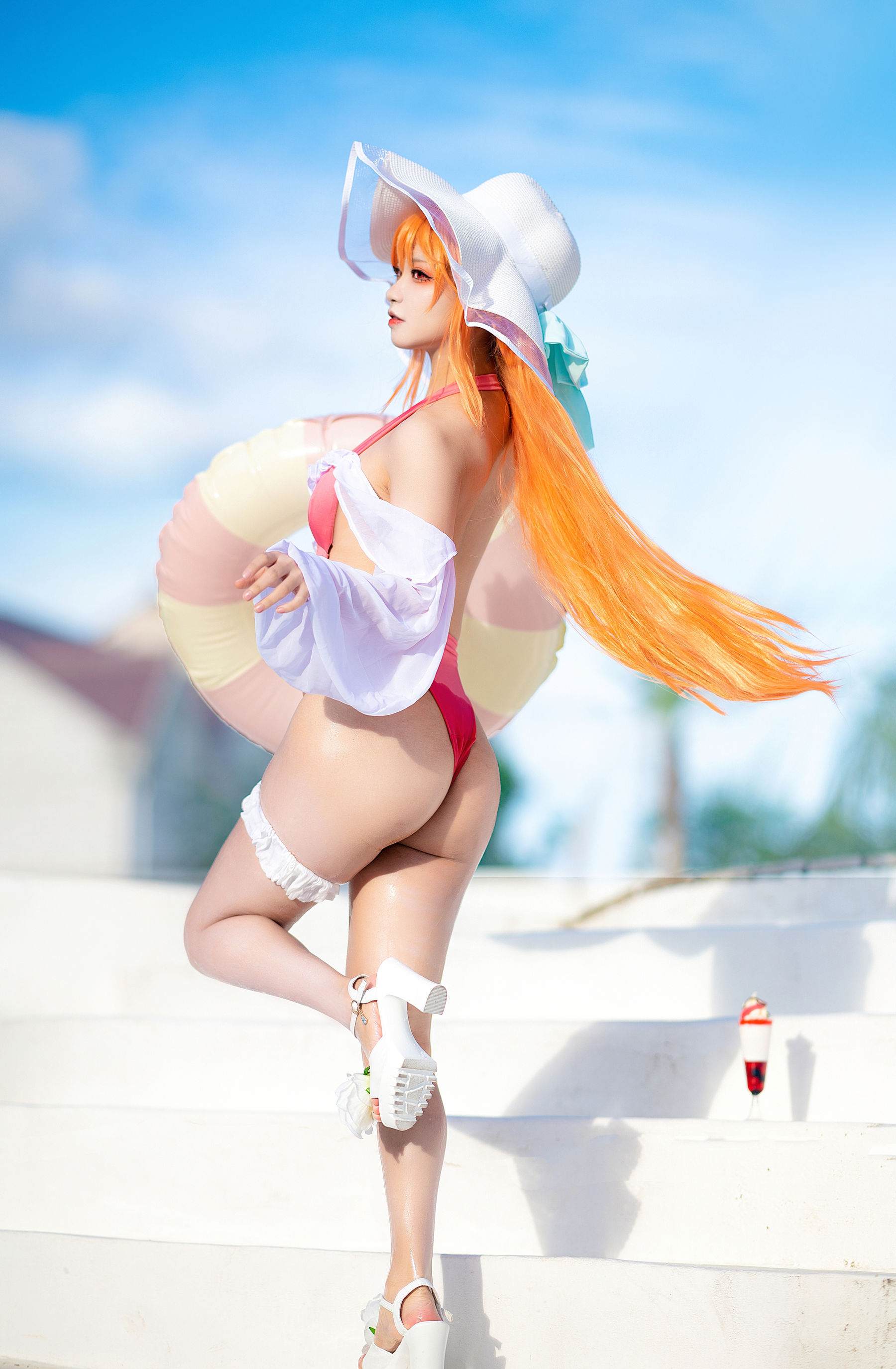 伊喵君 – 碧蓝航线 黎塞留泳装 [29P]