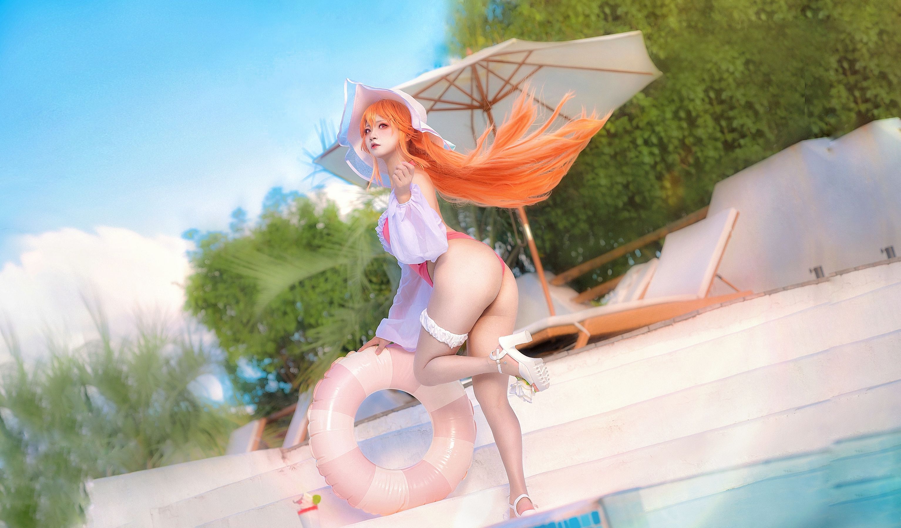 伊喵君 – 碧蓝航线 黎塞留泳装 [29P]