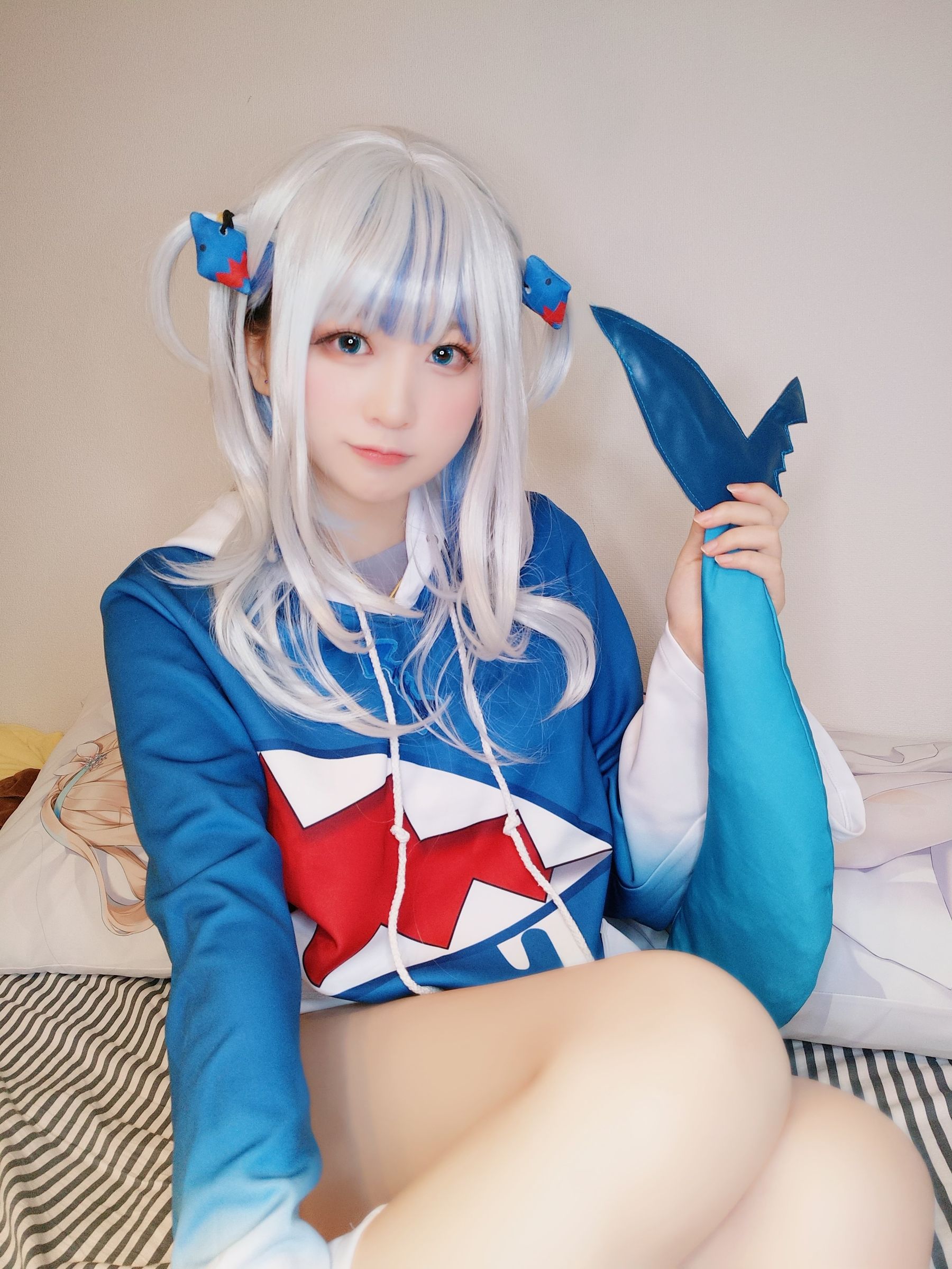 Yuki亭 – Gawer gura cosplay [14P]