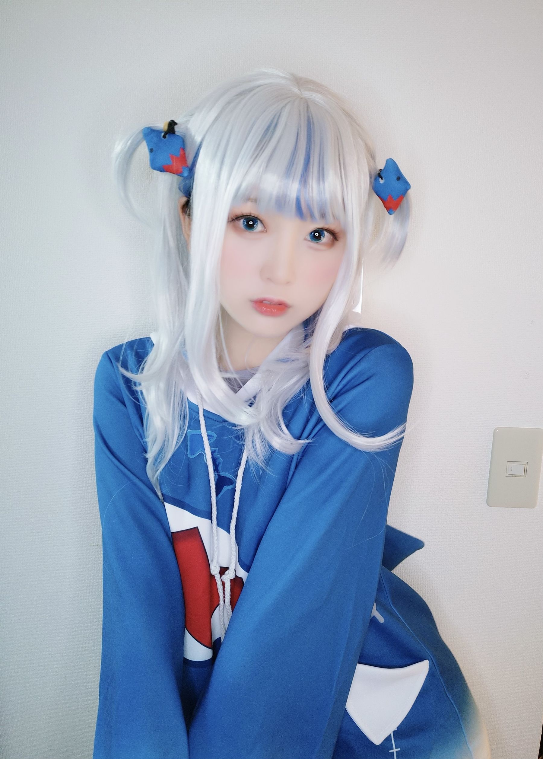 Yuki亭 – Gawer gura cosplay [14P]