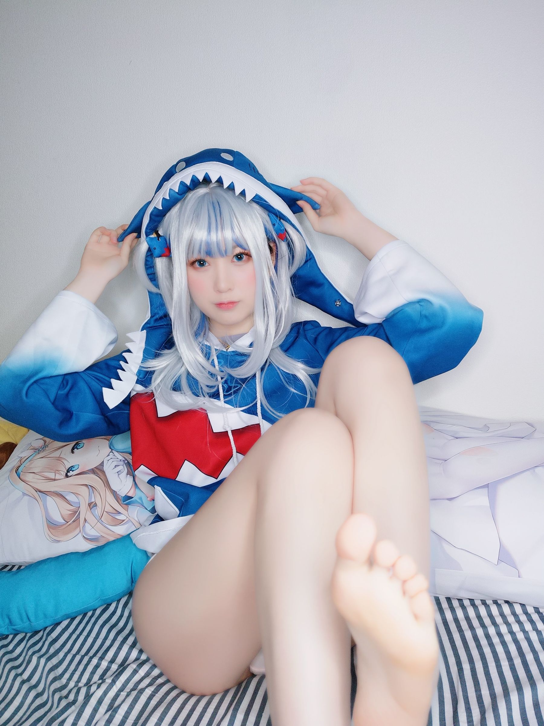 Yuki亭 – Gawer gura cosplay [14P]