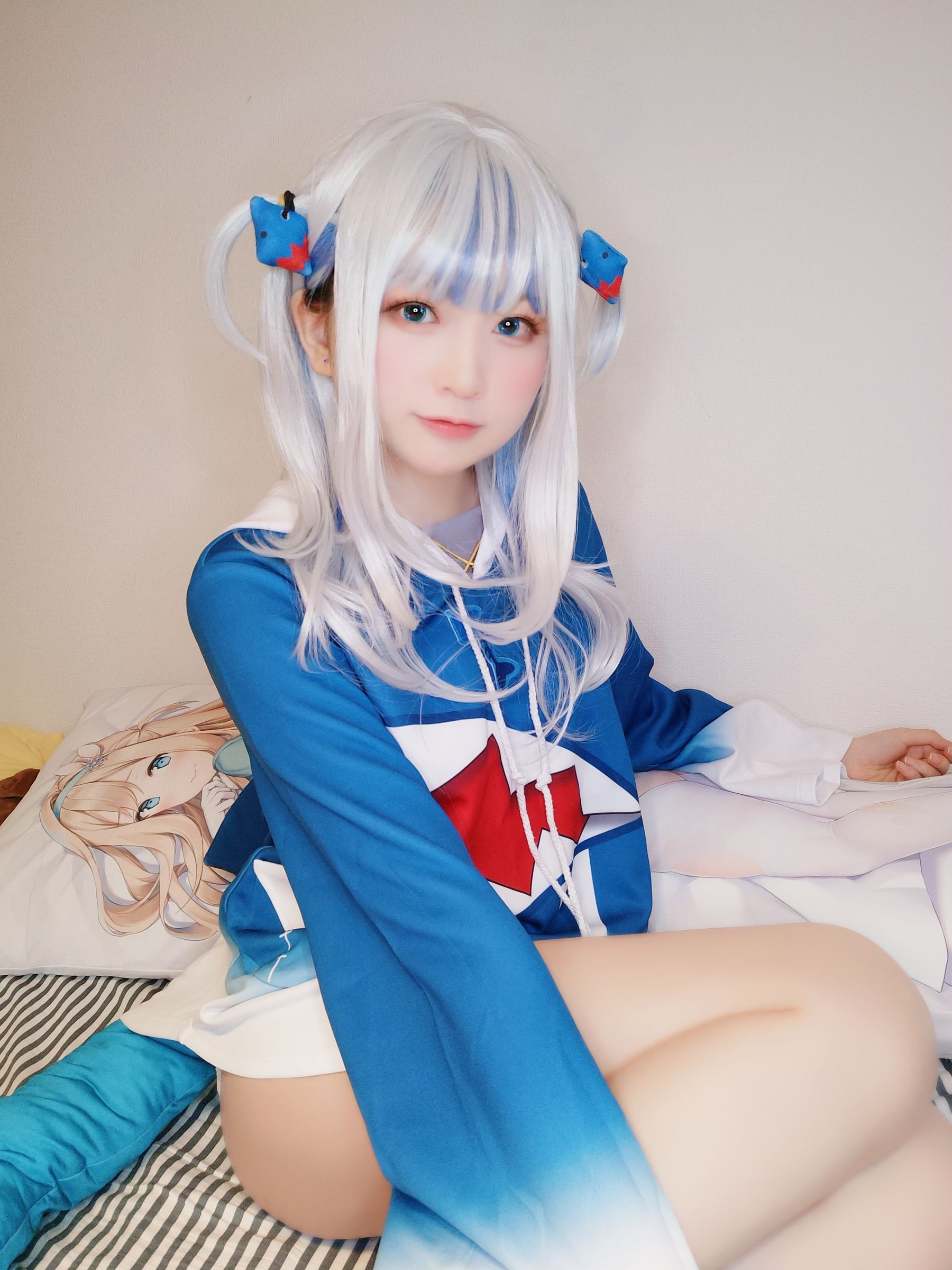 Yuki亭 – Gawer gura cosplay [14P]