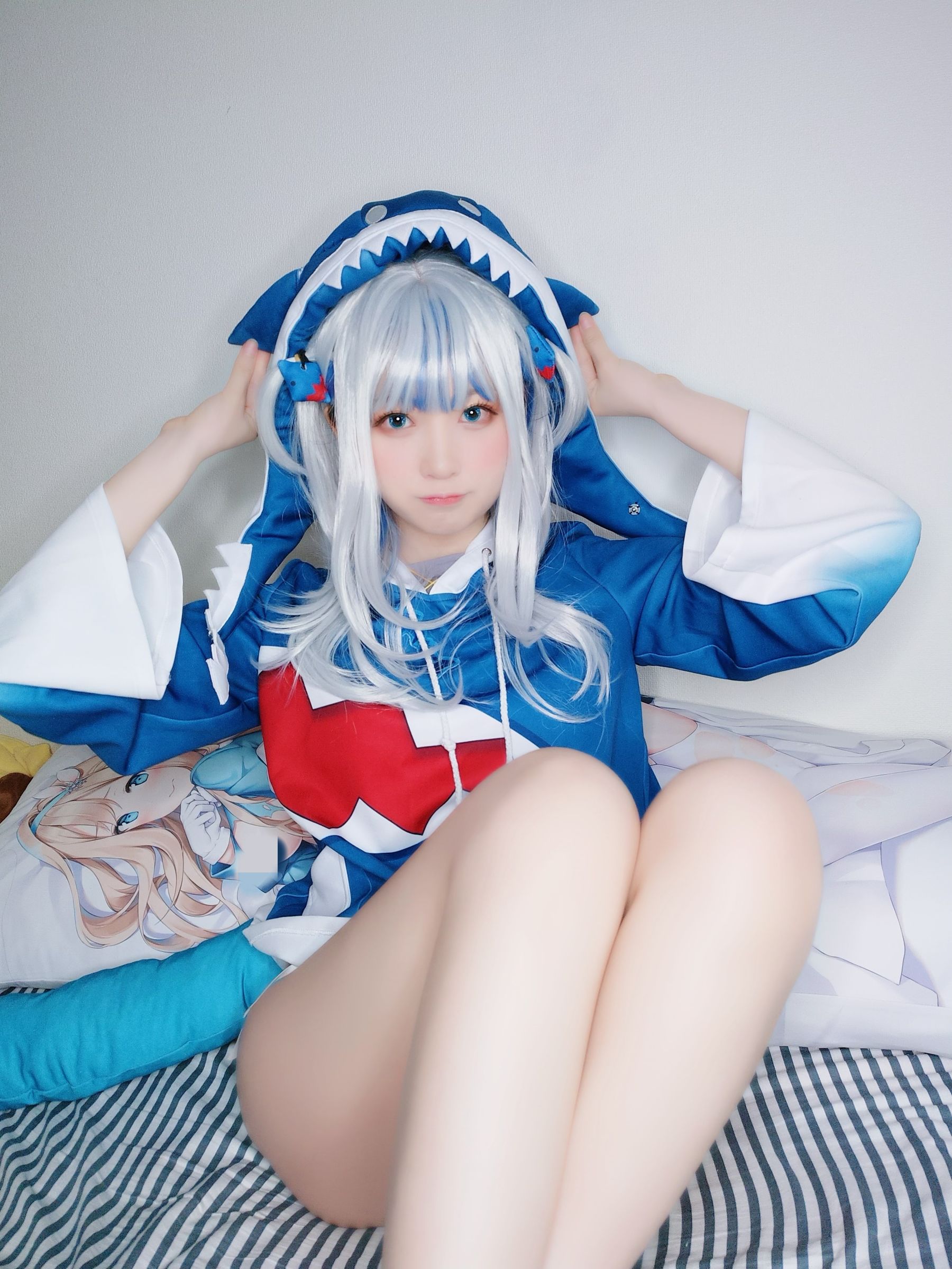 Yuki亭 – Gawer gura cosplay [14P]