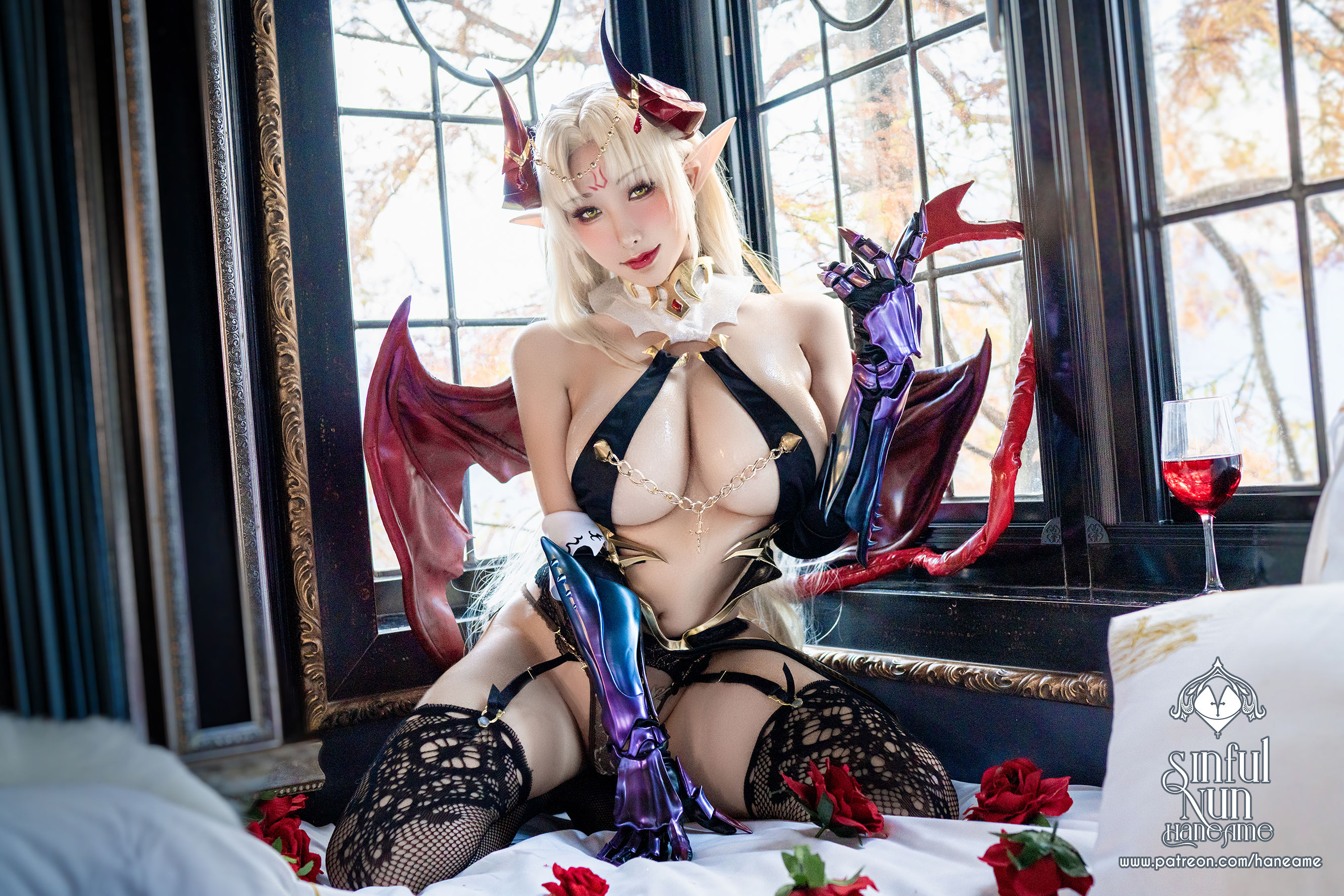 Hane Ame 雨波写真 – 罪恶修女 RED EVIL [40P]