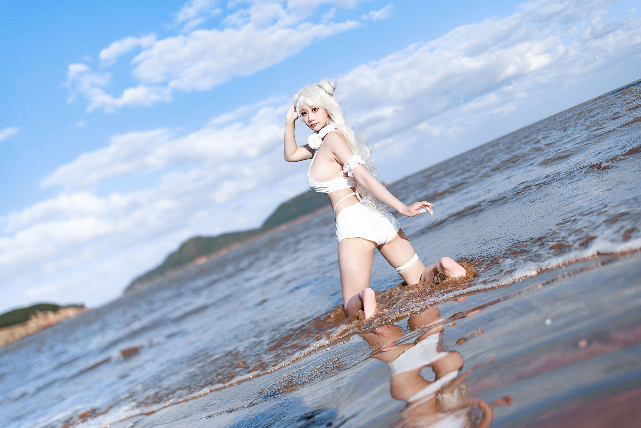 阿雪雪 – 恶毒泳装 [49P]