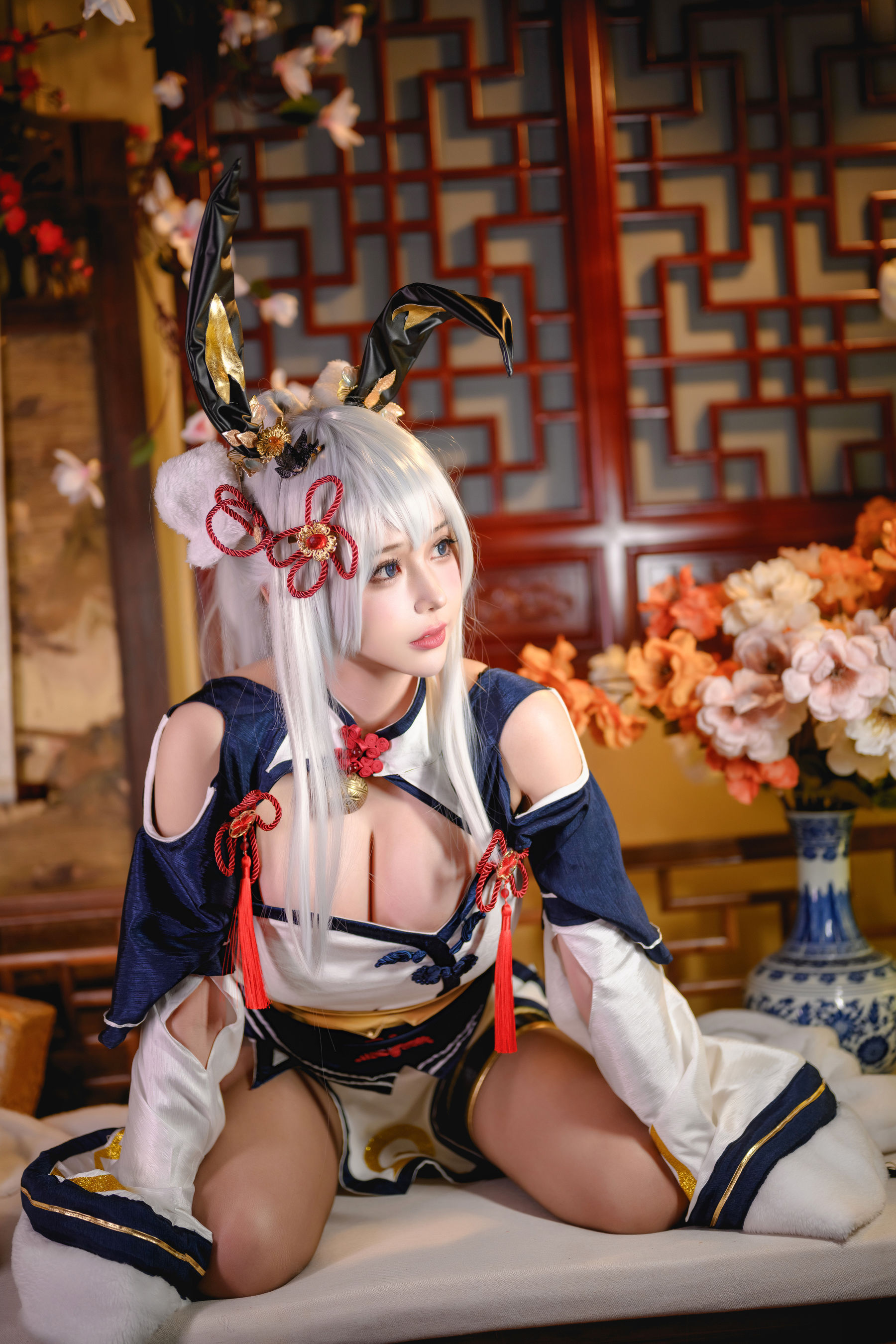 凛子酱 – 旗袍兔兔 [21P]