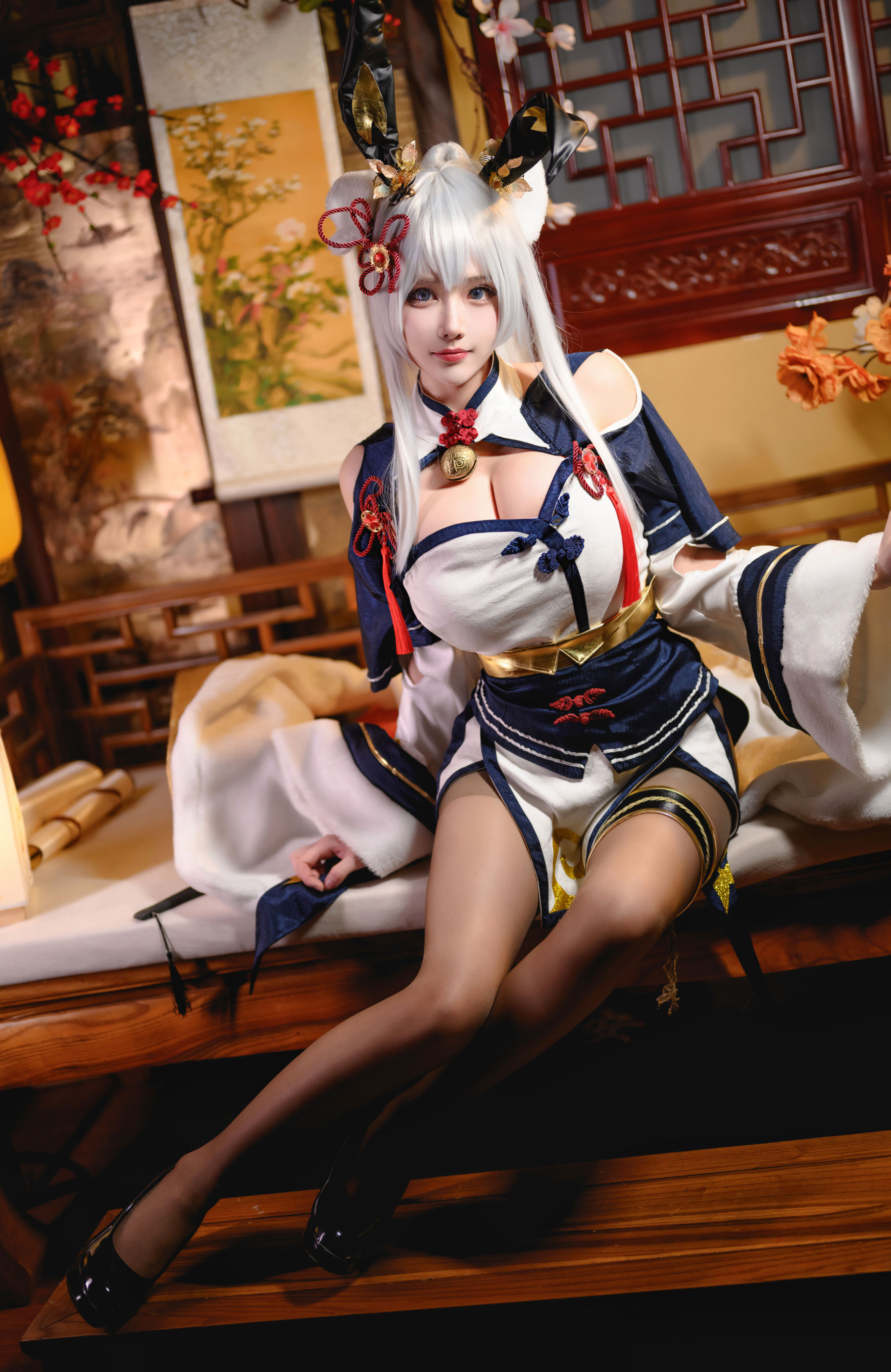 凛子酱 – 旗袍兔兔 [21P]