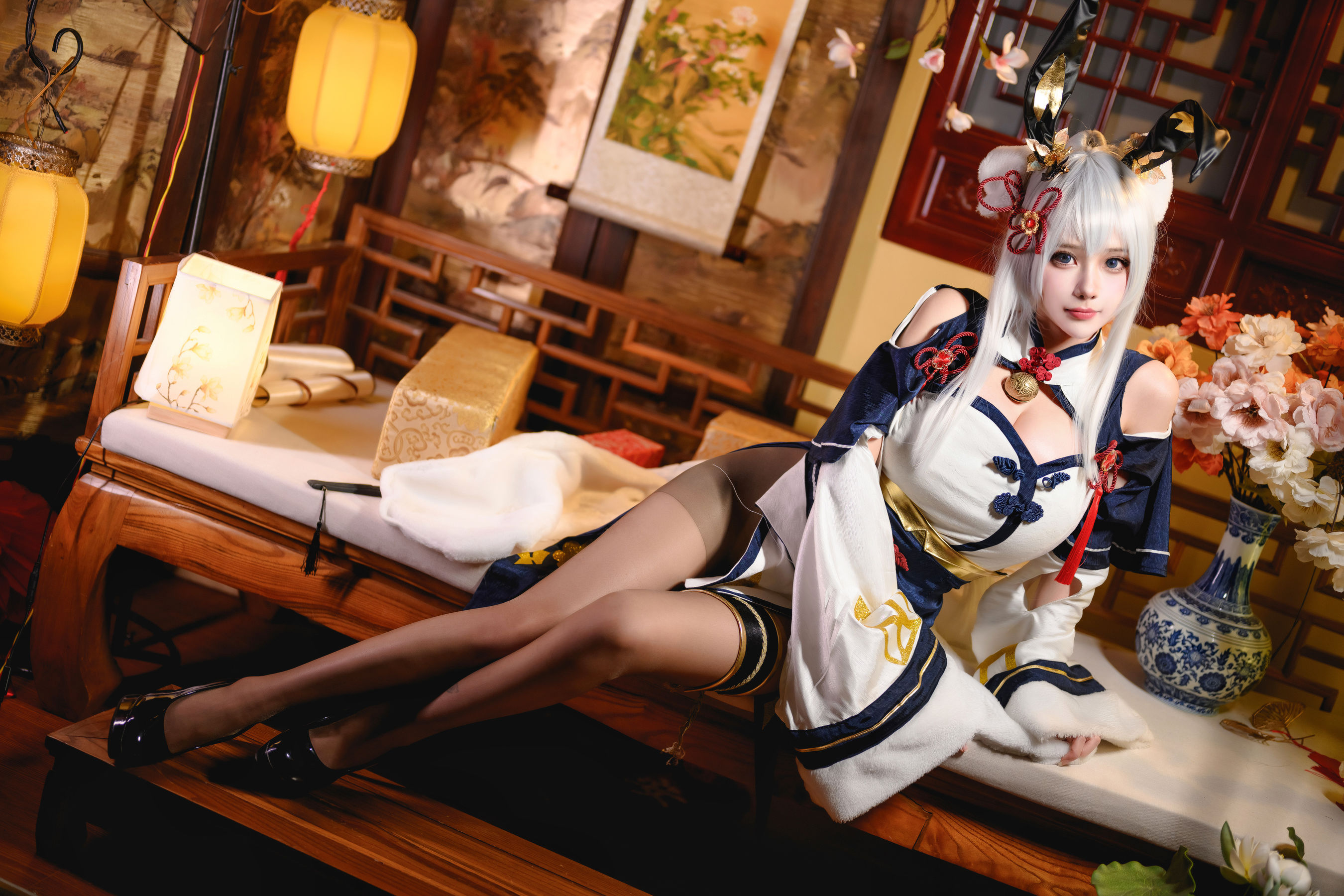 凛子酱 – 旗袍兔兔 [21P]