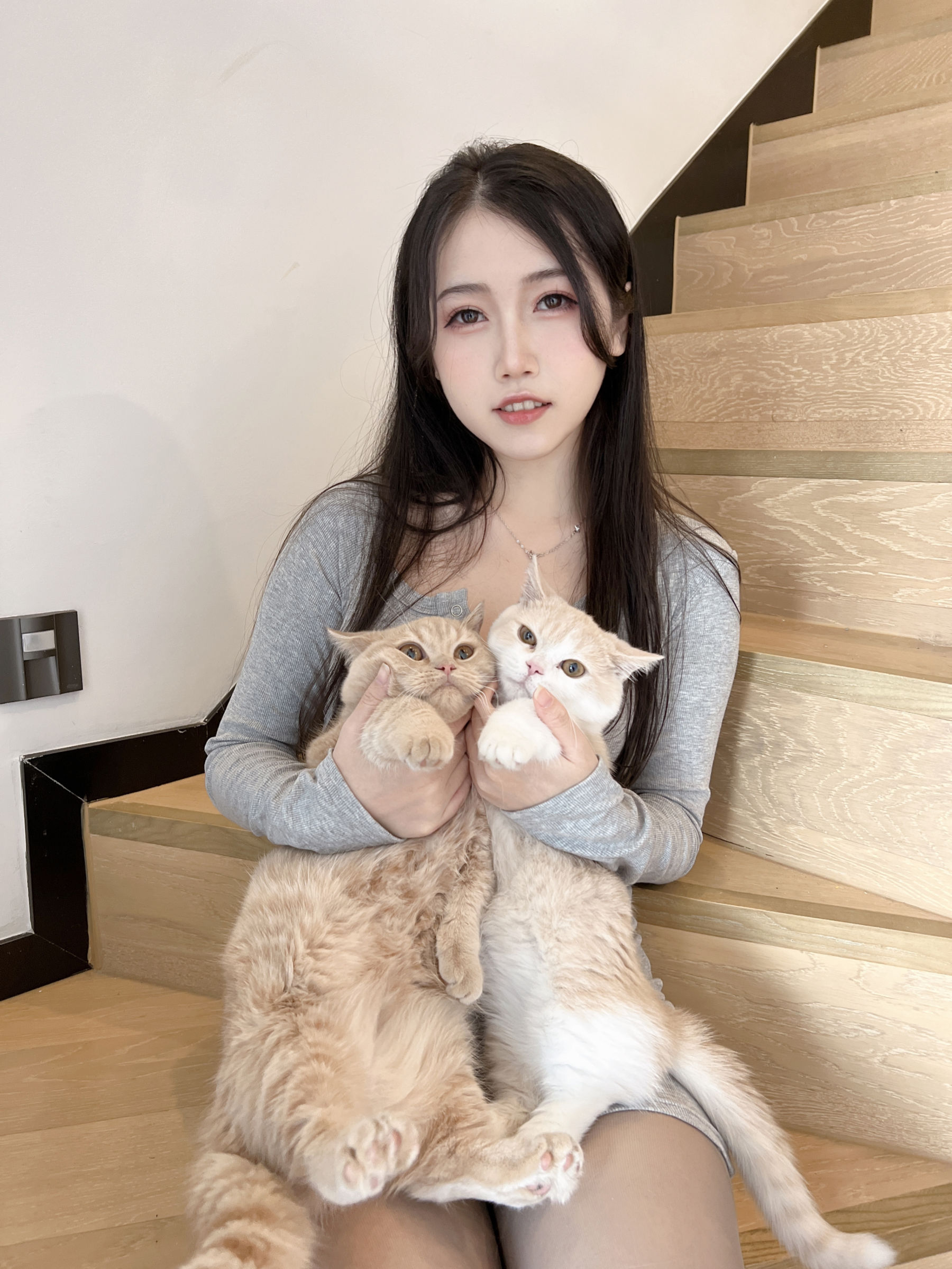 微博人气Coser不呆猫 – 居家猫猫女友 [59P]