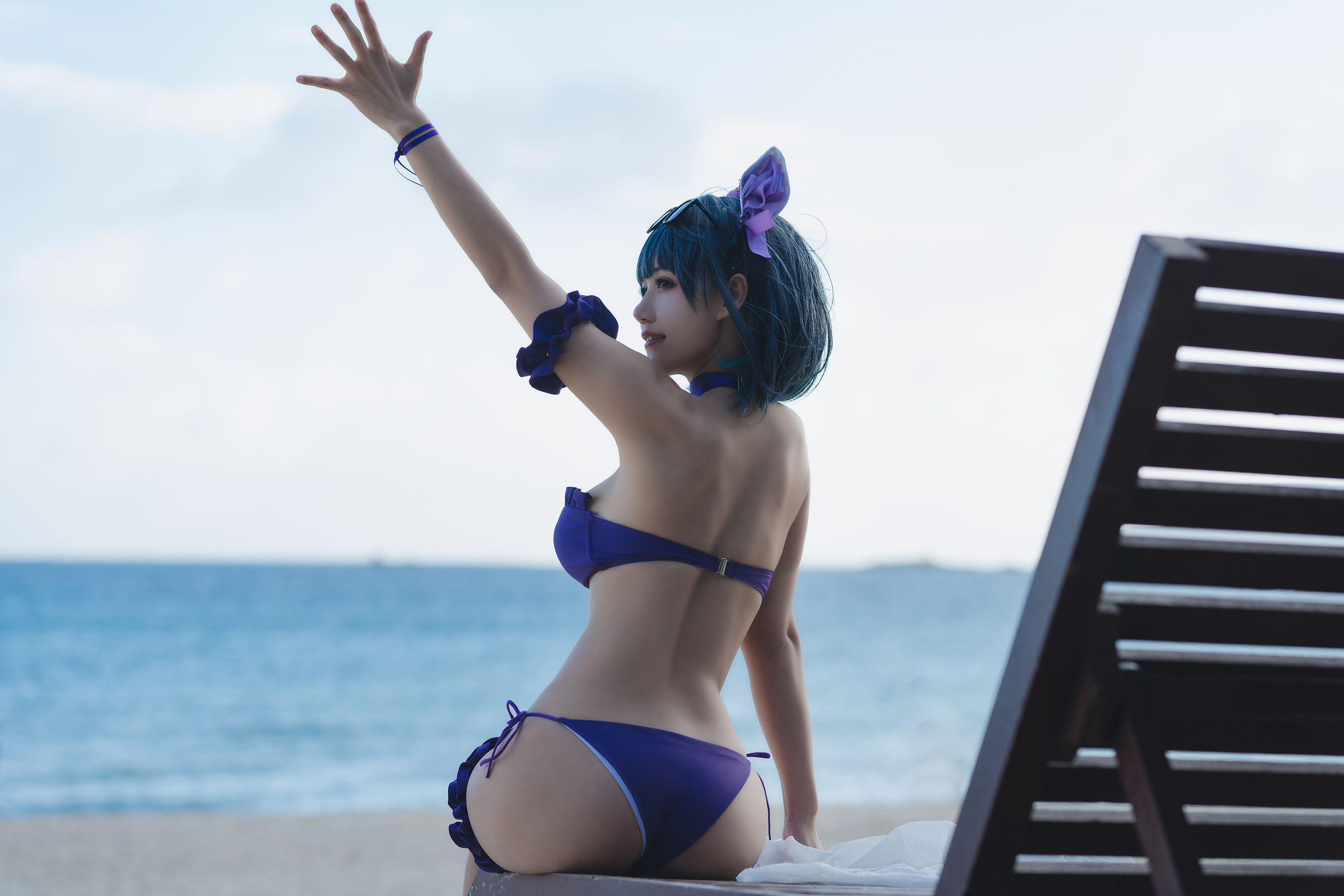 动漫博主小仓千代w – 柴郡泳装 [22P]