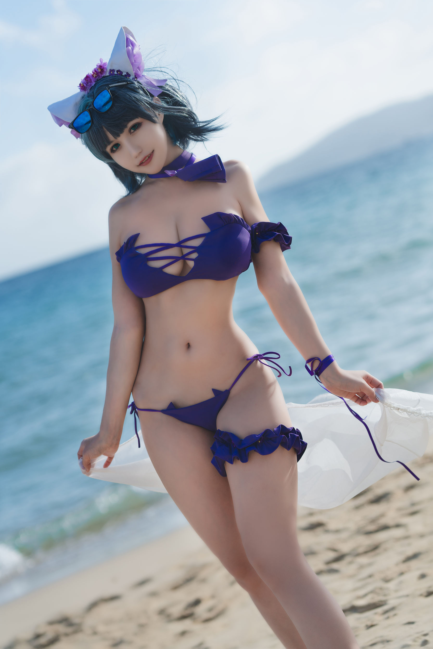 动漫博主小仓千代w – 柴郡泳装 [22P]