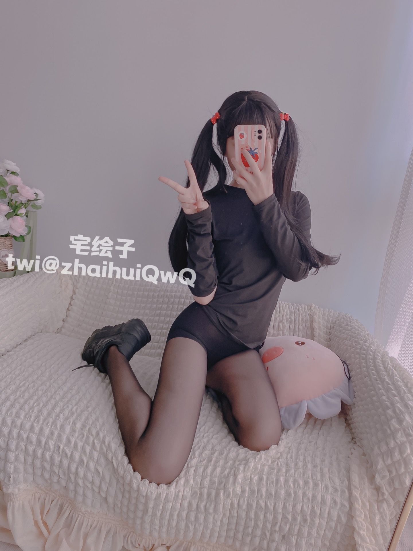 二阶堂 – 黑丝 [103P]