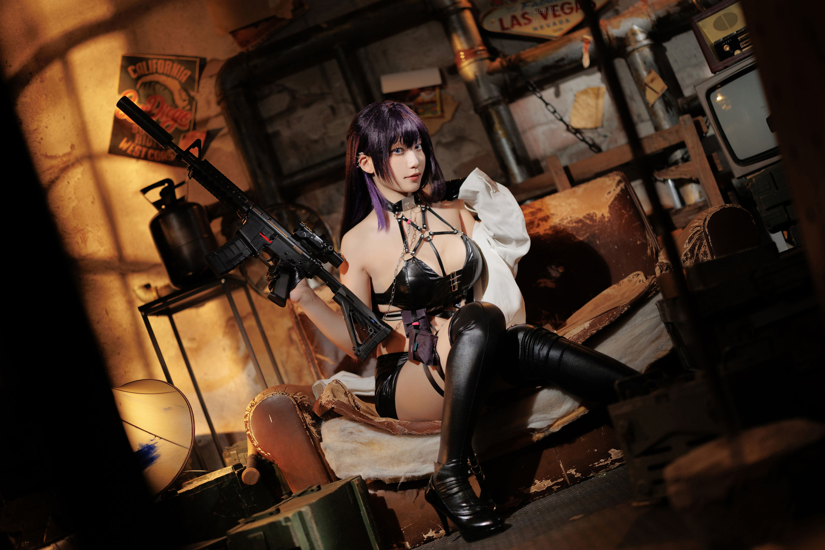 微博COS妹子Cien恩恩 – NIKKE胜利女神-米哈拉 [21P]