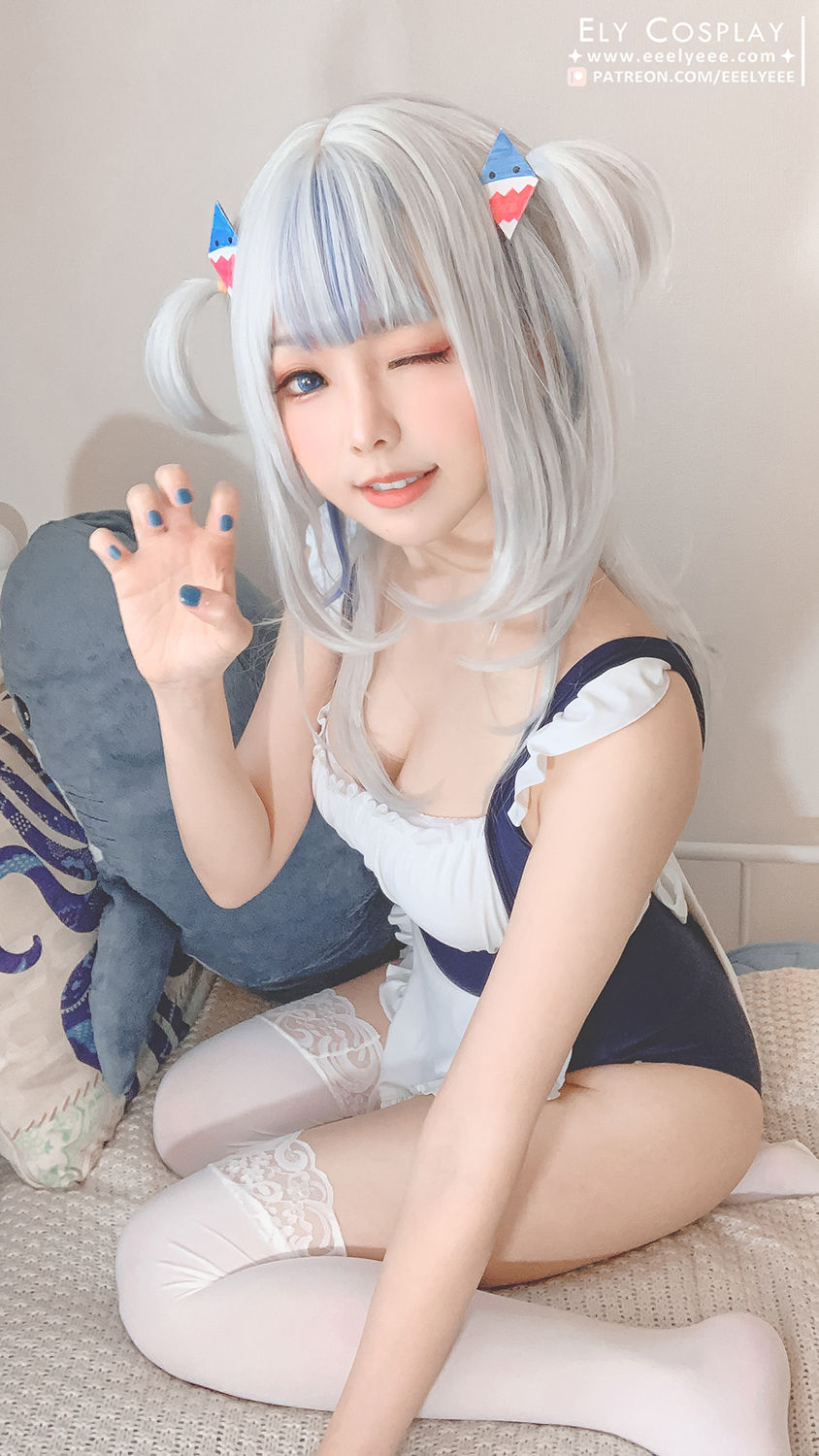 Ely_eee(ElyEE子) – Gura Swimsuit [19P]