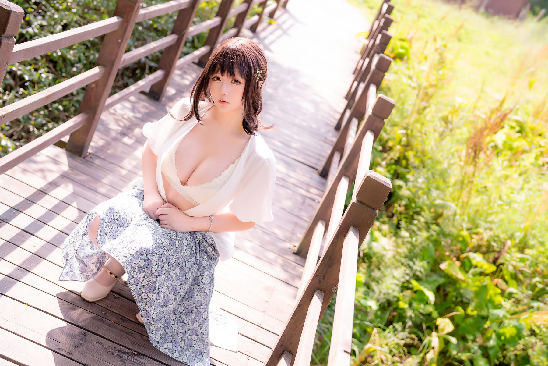 Coser小姐姐星之迟迟 – 户外 多云转晴 [46P]