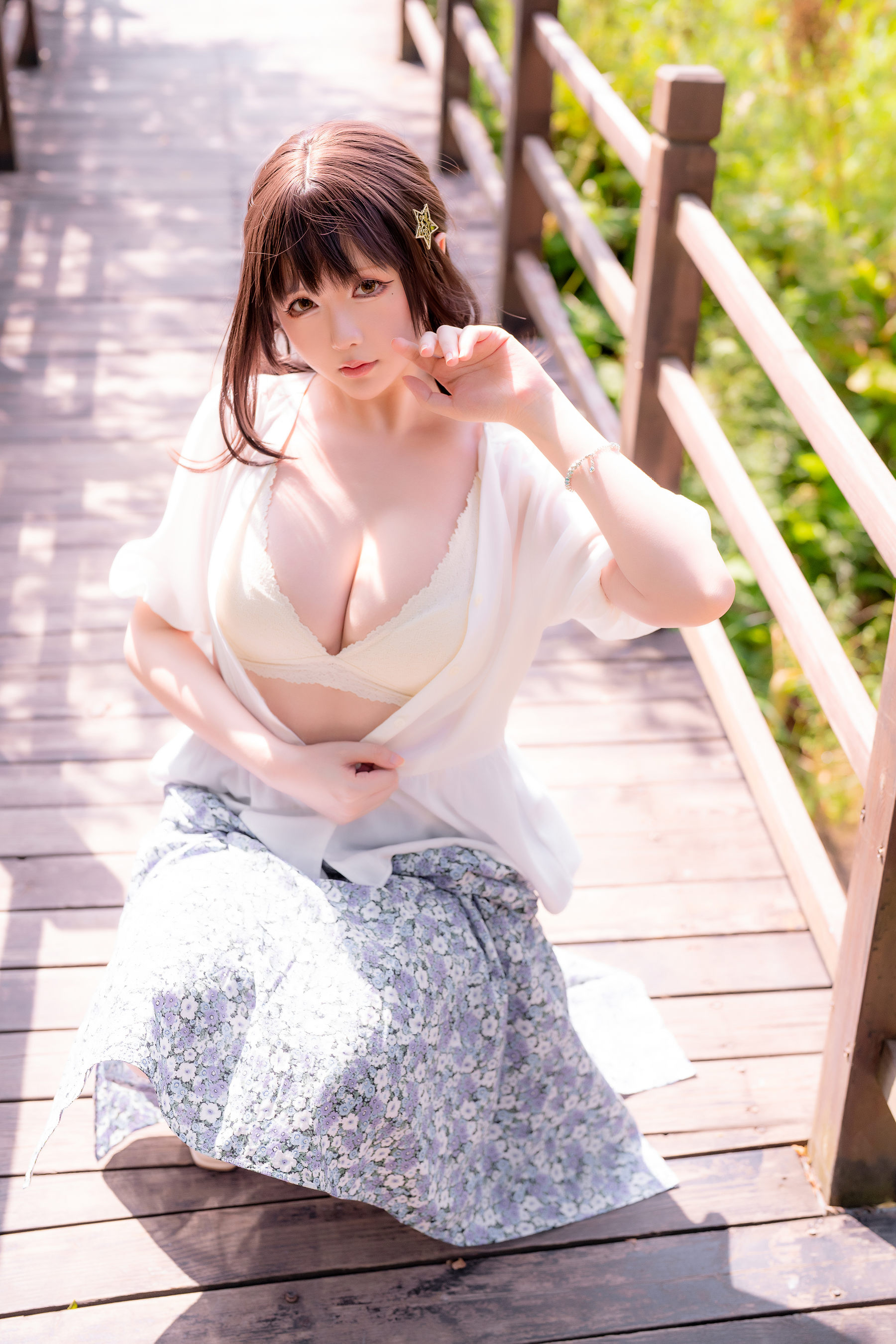 Coser小姐姐星之迟迟 – 户外 多云转晴 [46P]