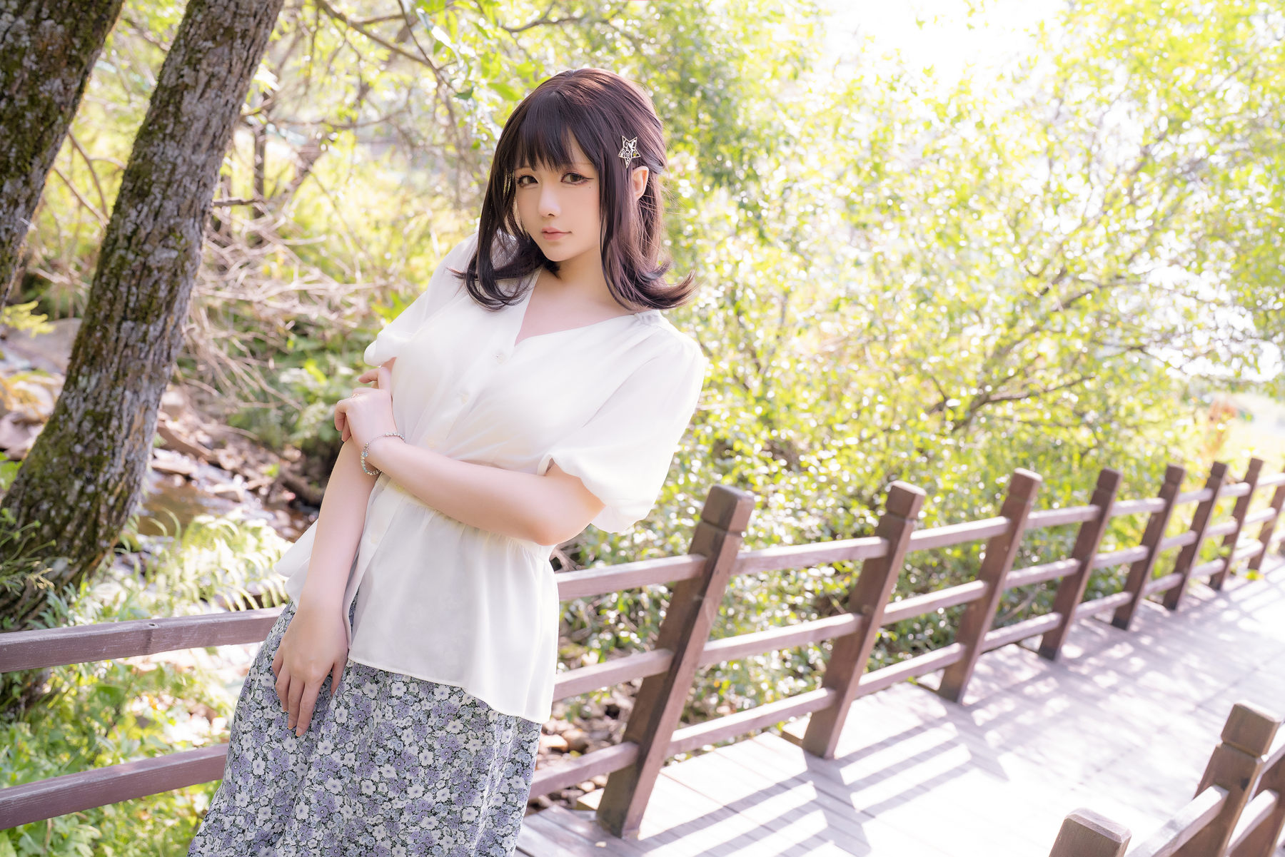 Coser小姐姐星之迟迟 – 户外 多云转晴 [46P]