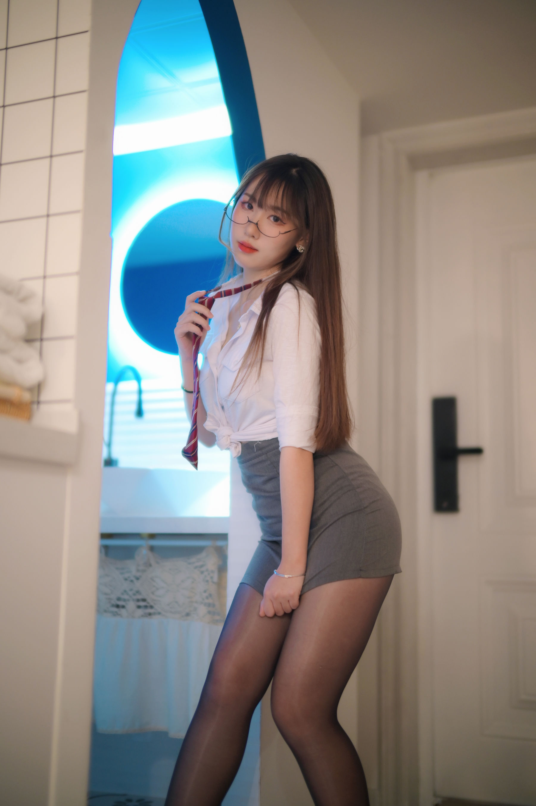 陶可爱 – 制服诱惑 [58P]