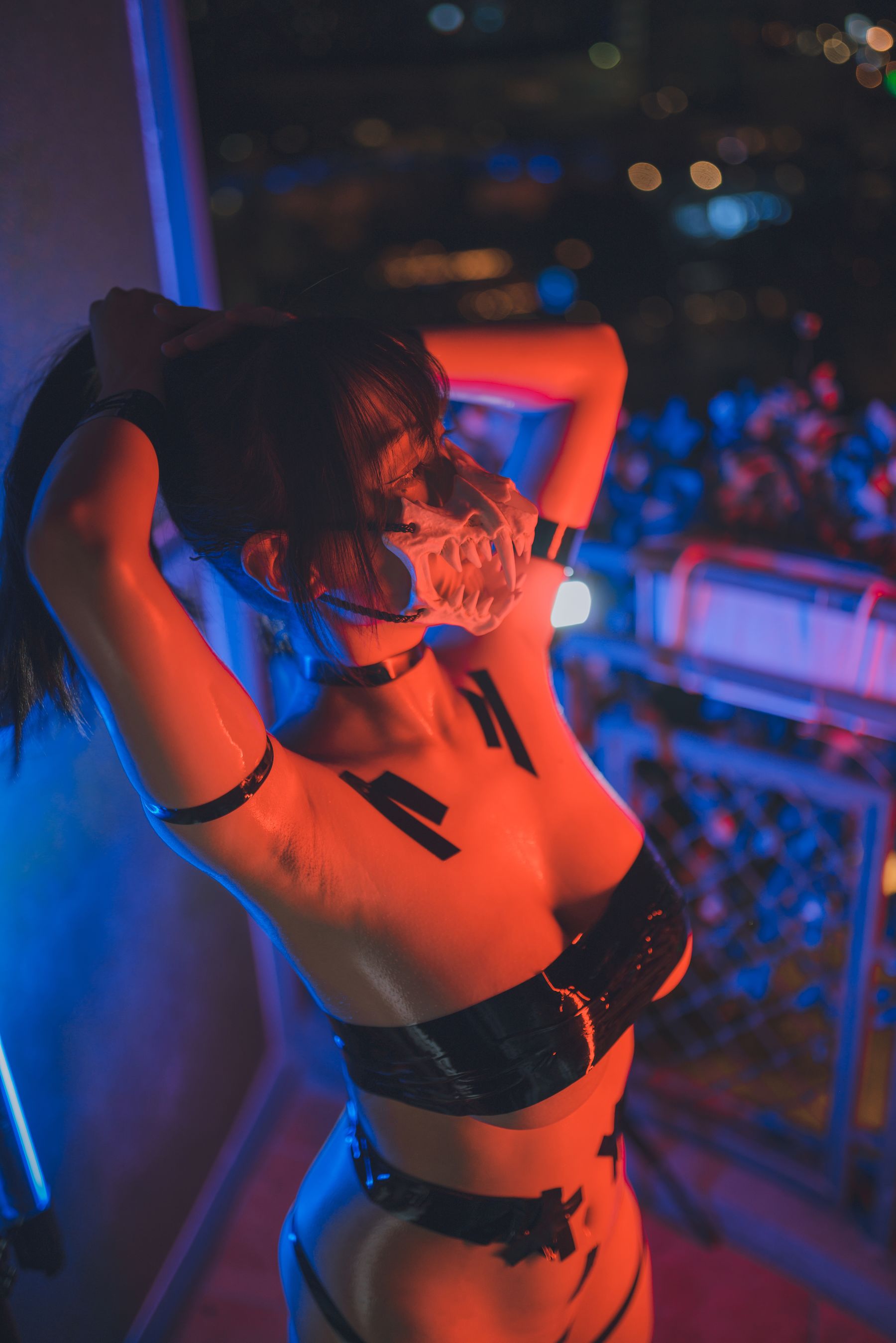 浅安安 – 黑胶带 [44P]