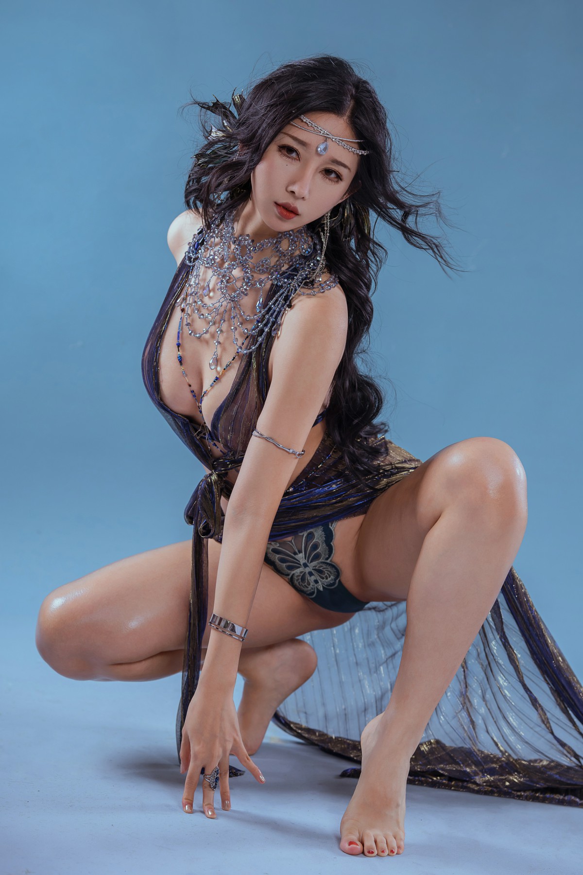 云溪溪 – 奶桃桃 塞壬七世·海妖 [28P]