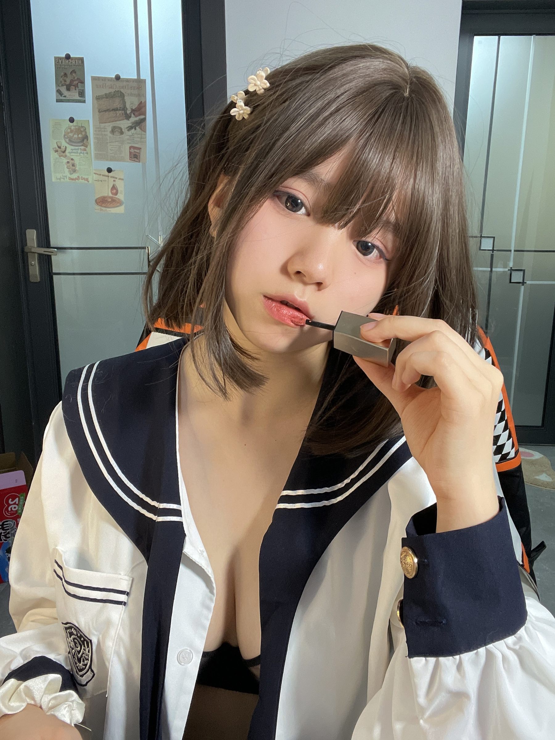 葱油饼 – JK女高 [15P]