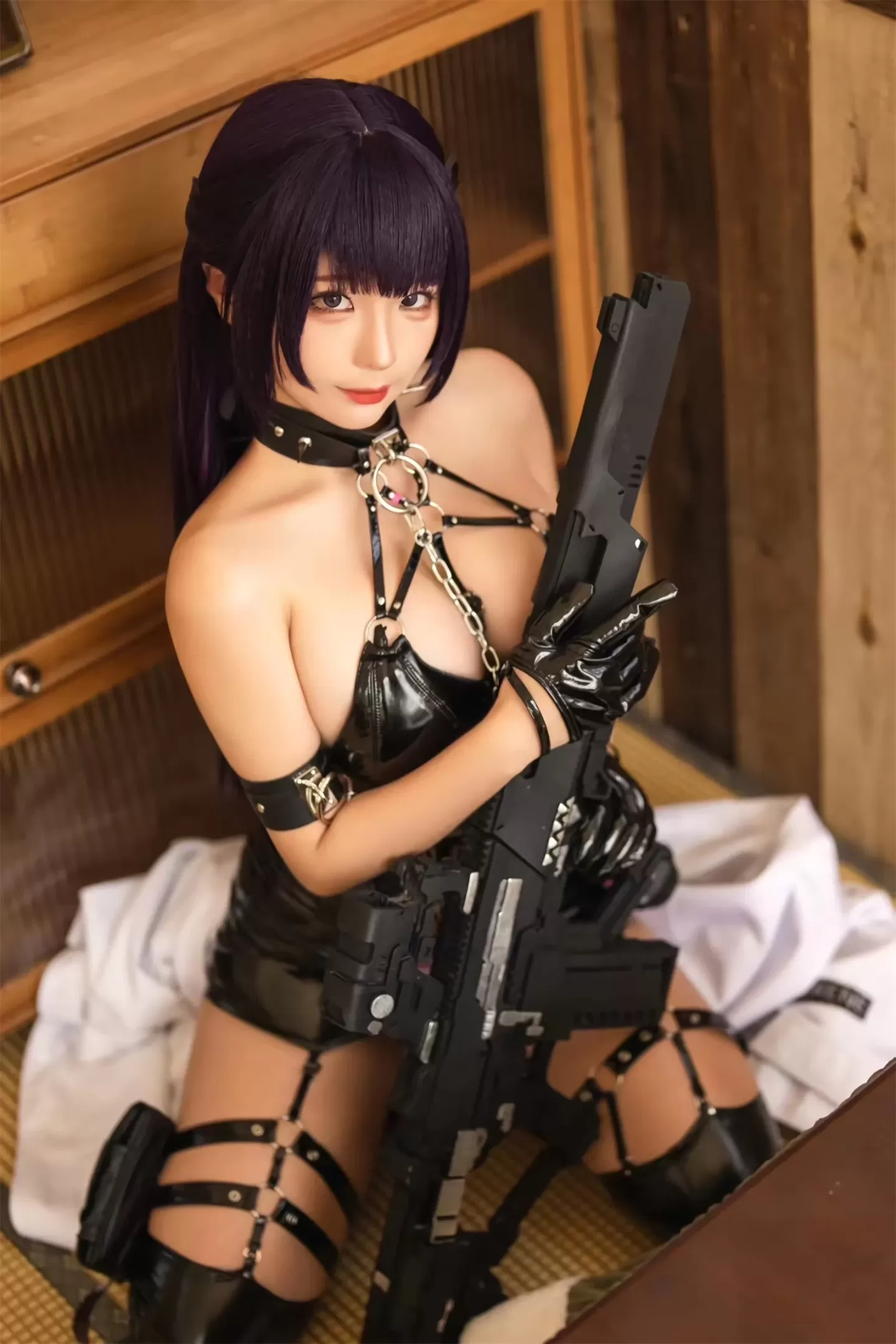 蠢沫沫 – 哈拉女王-魅魔-居家比基尼 [58P]