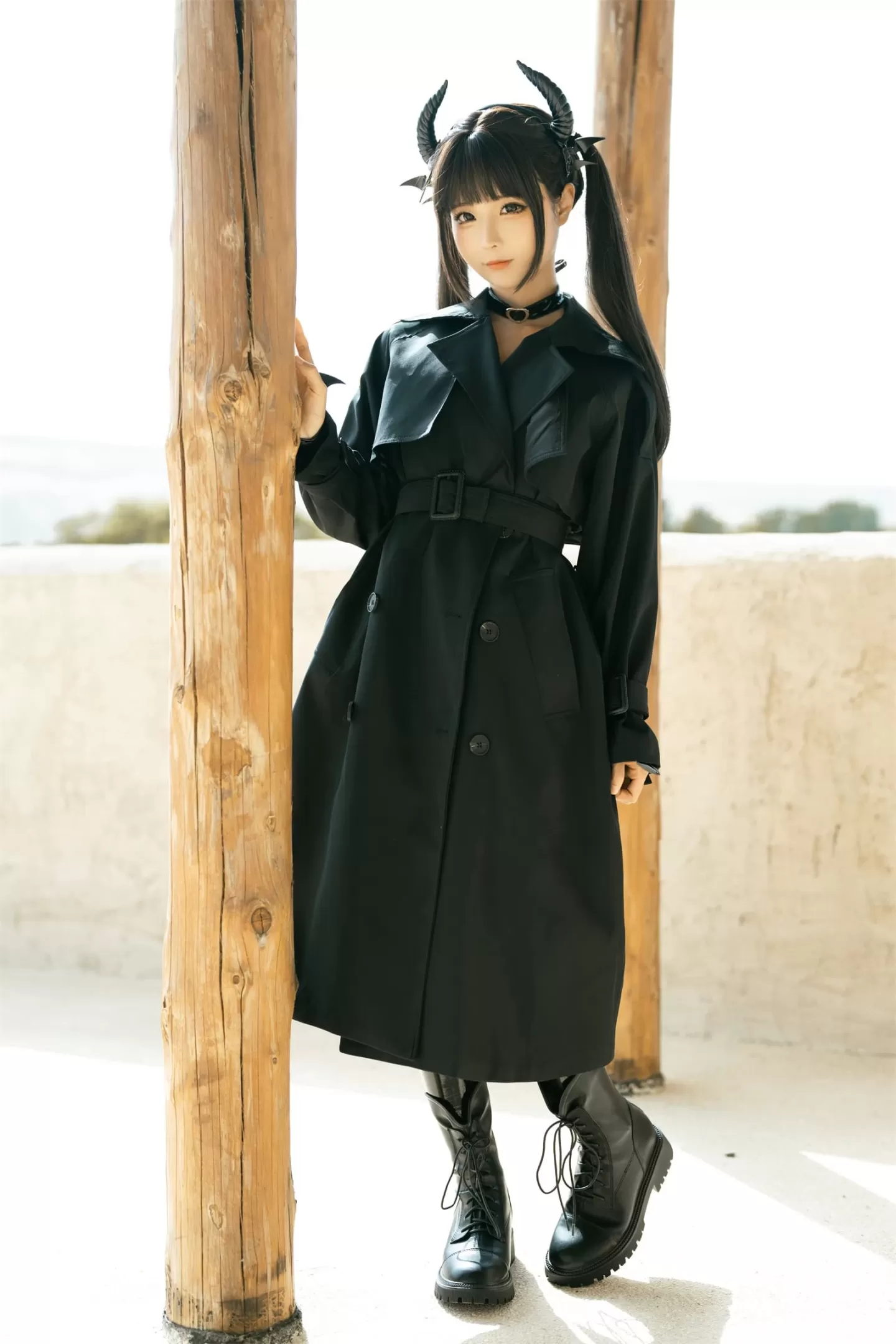 蠢沫沫 – 哈拉女王-魅魔-居家比基尼 [58P]