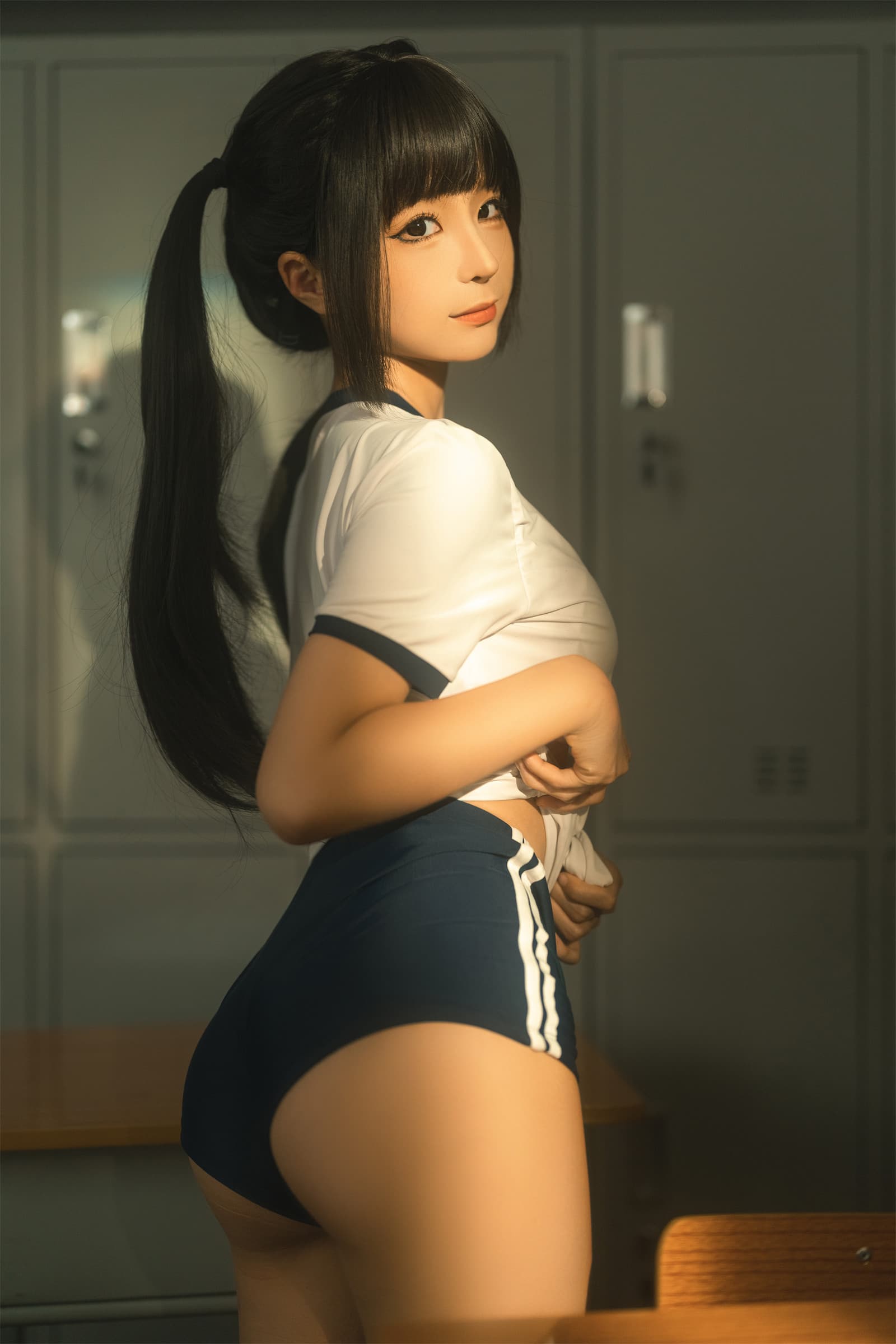 蠢沫沫 – 午后课间-可爱粉裙 [45P]