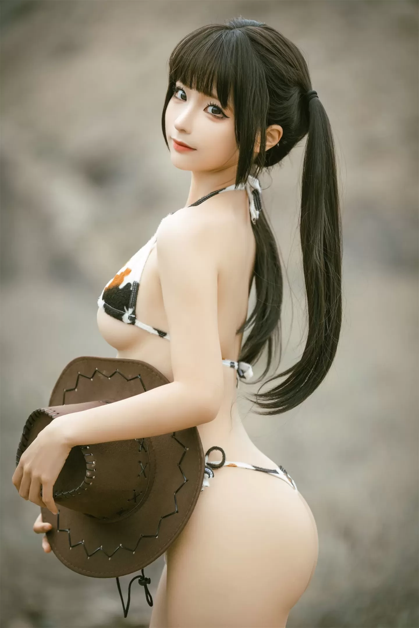 蠢沫沫 – 基尼牛仔-穹妹-欧式女仆 [57P]