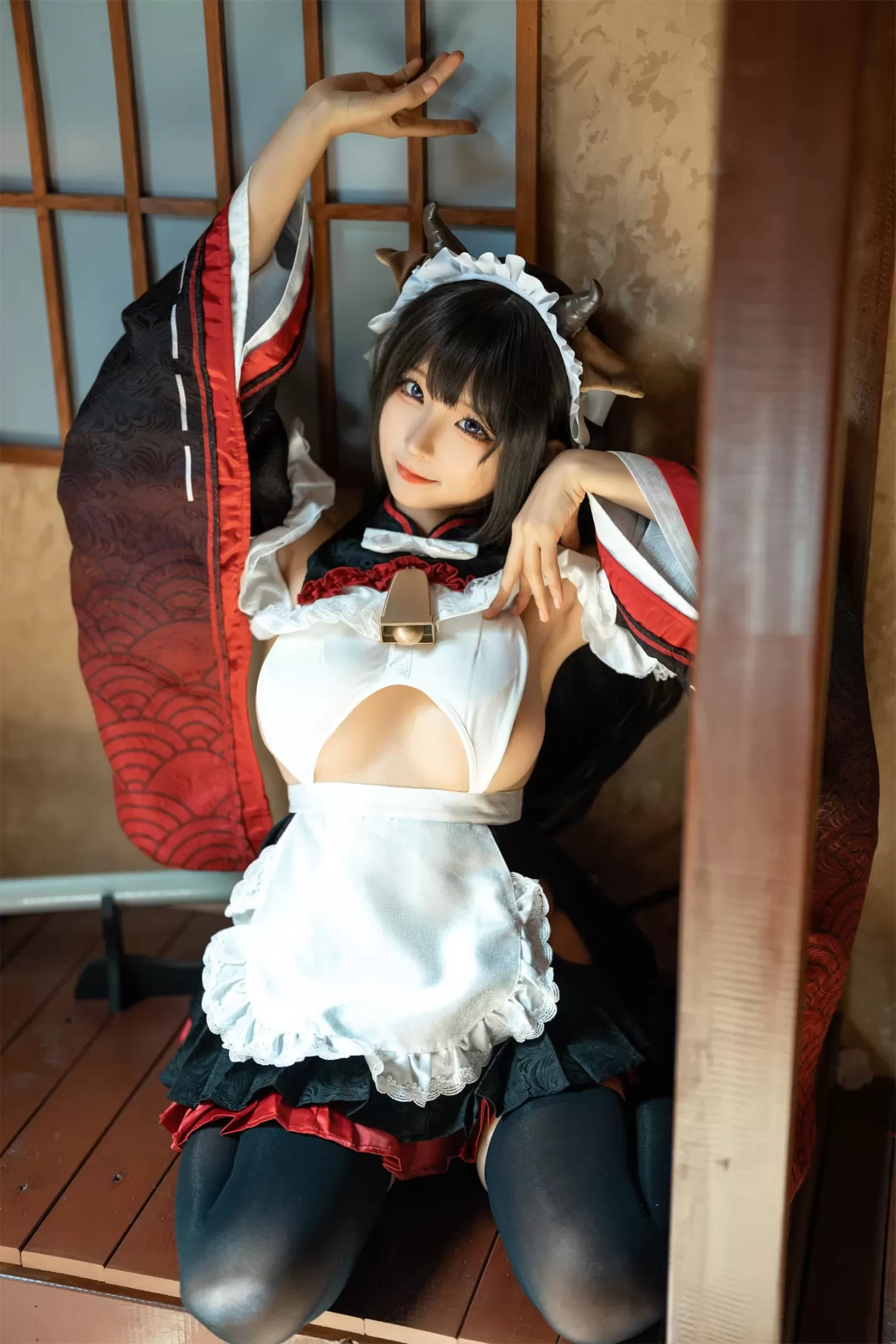 蠢沫沫 – 甘雨-猫猫-牛牛女仆 [52P]