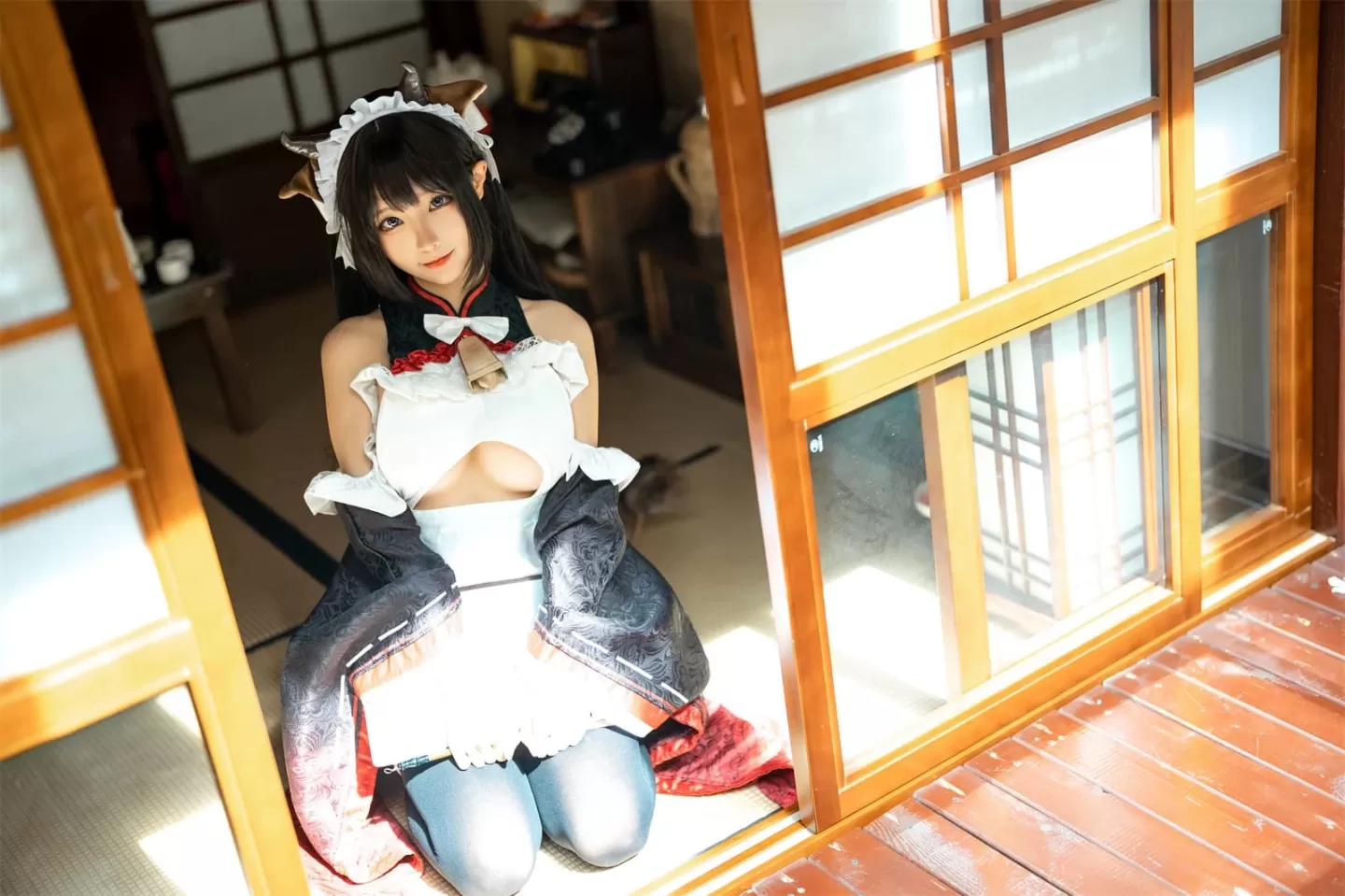 蠢沫沫 – 甘雨-猫猫-牛牛女仆 [52P]