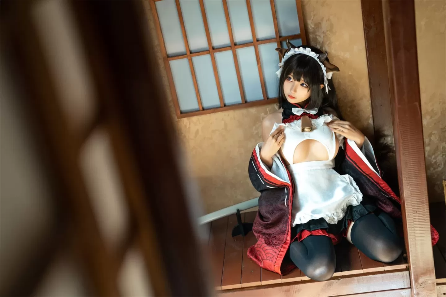 蠢沫沫 – 甘雨-猫猫-牛牛女仆 [52P]